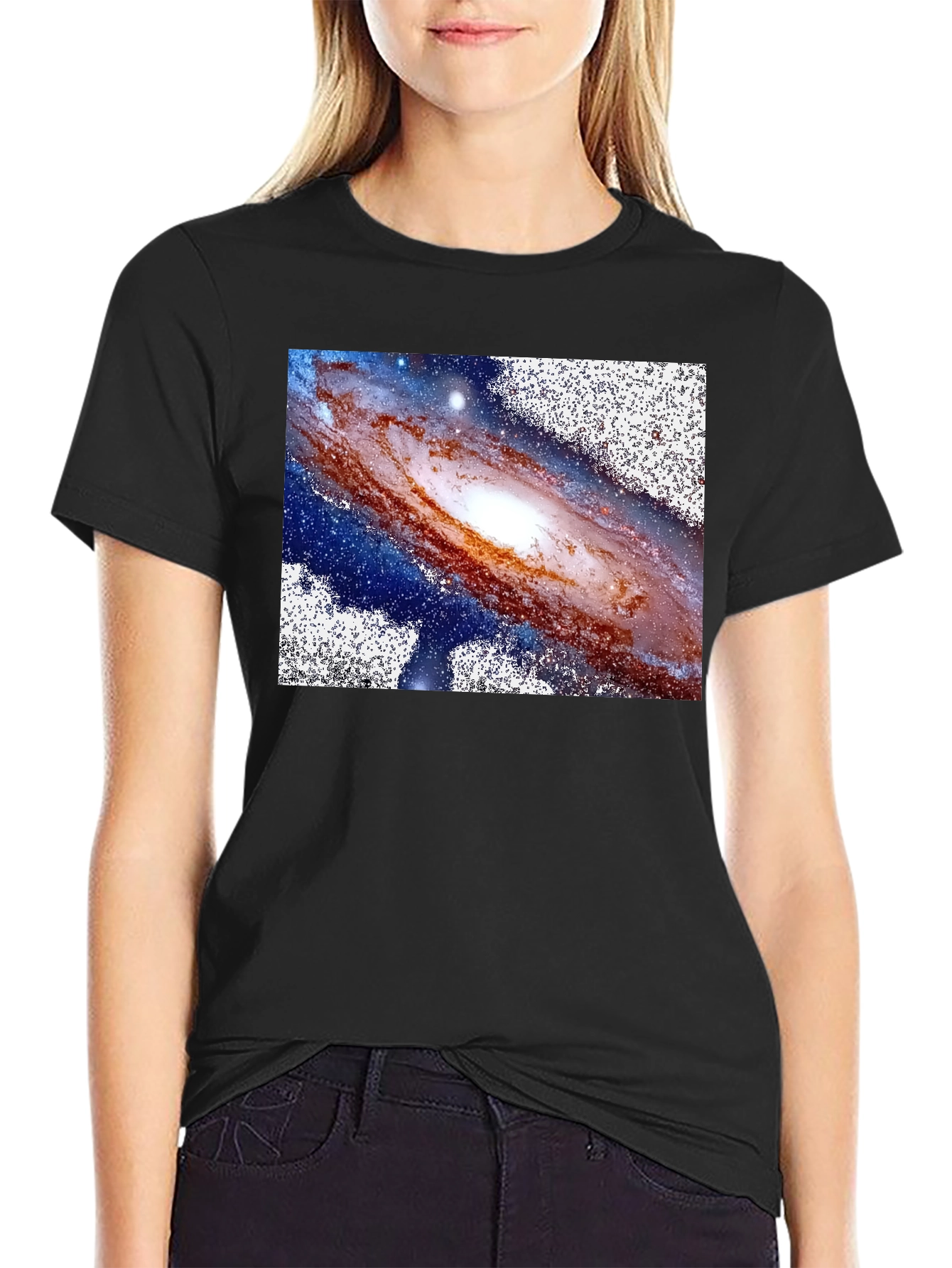 Galaxy Graphic Tee - Black Unisex T-Shirt