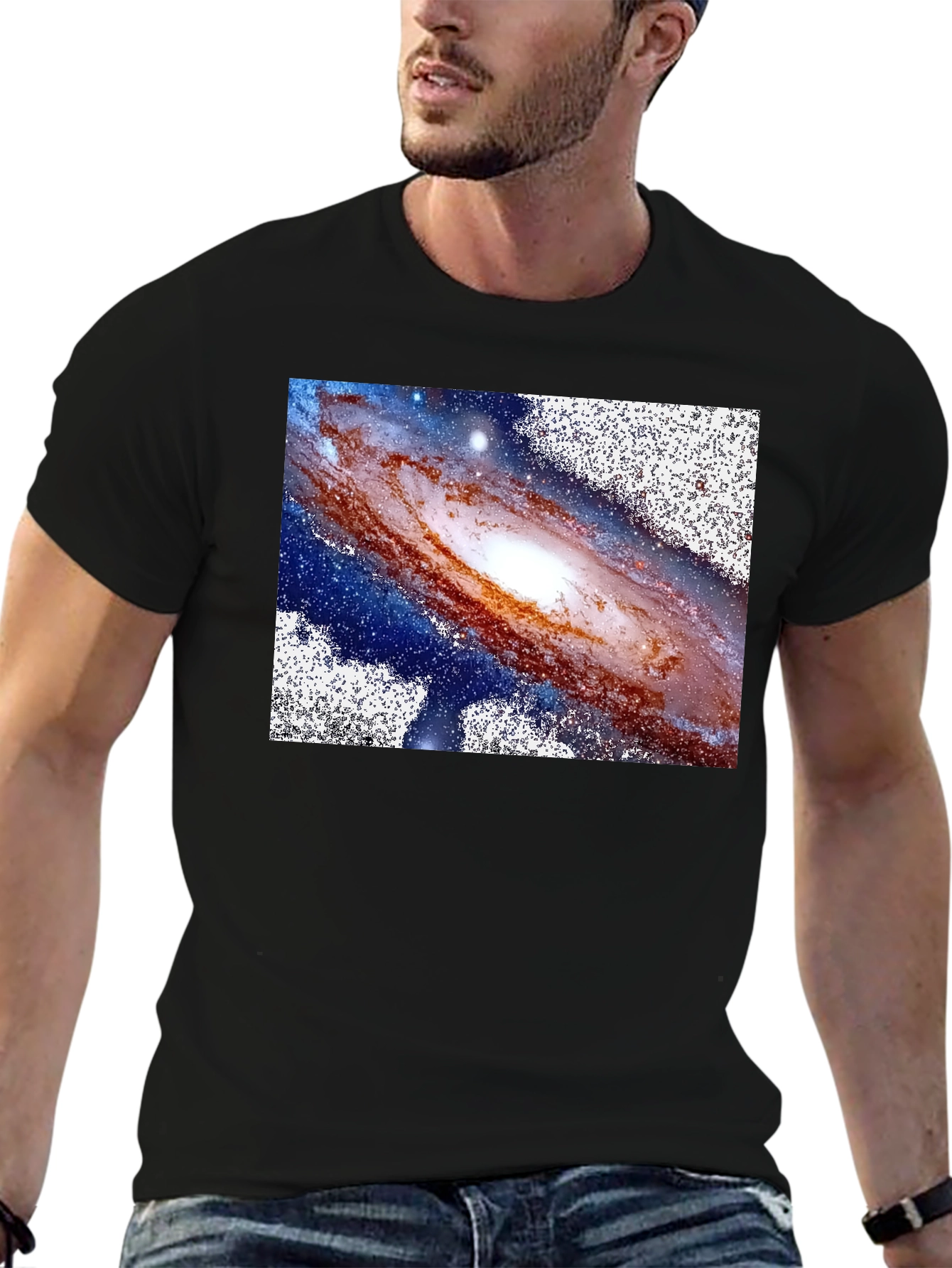 Galaxy Graphic Tee - Black Unisex T-Shirt