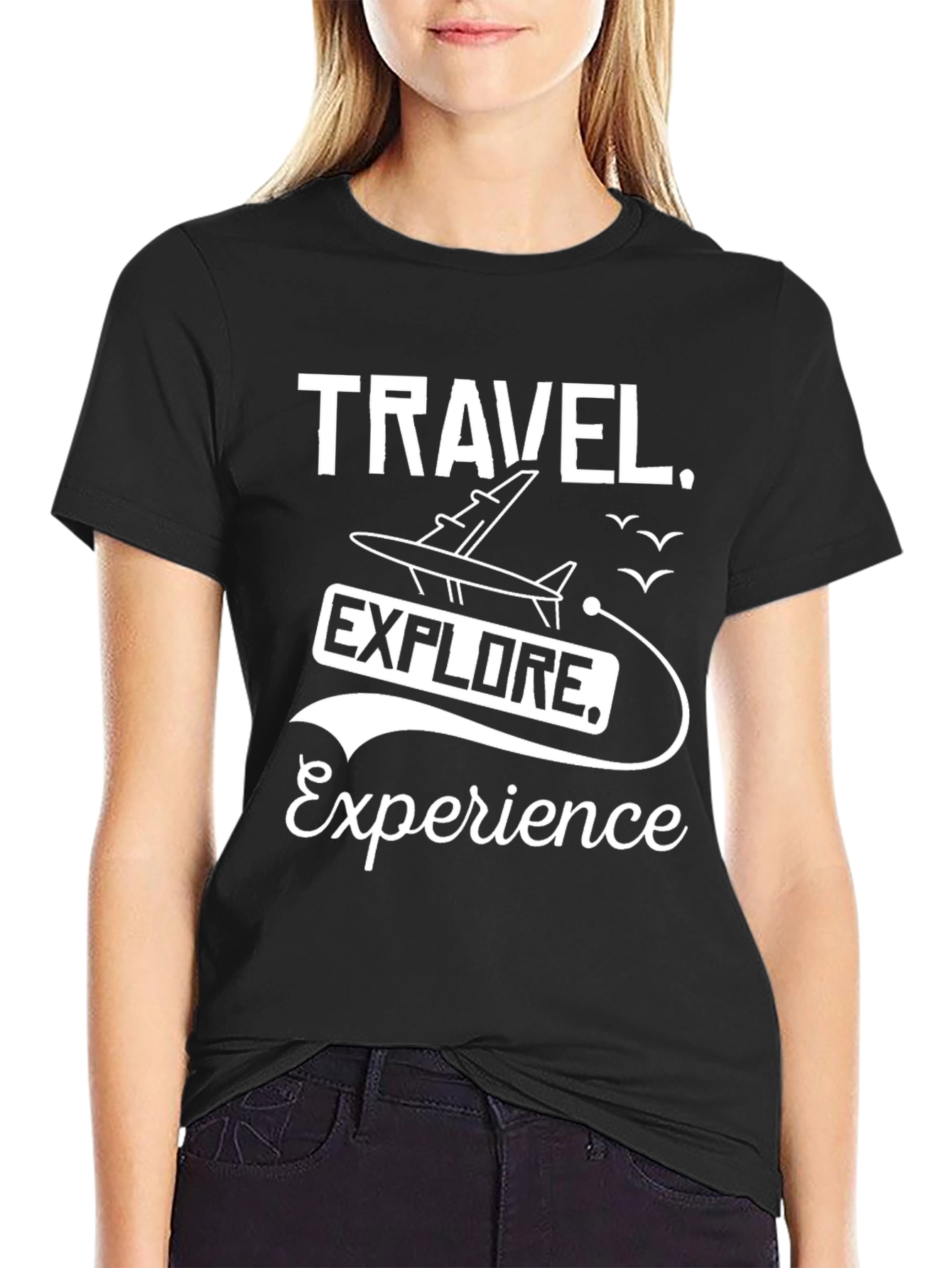 Travel Explore Experience Graphic T-Shirt