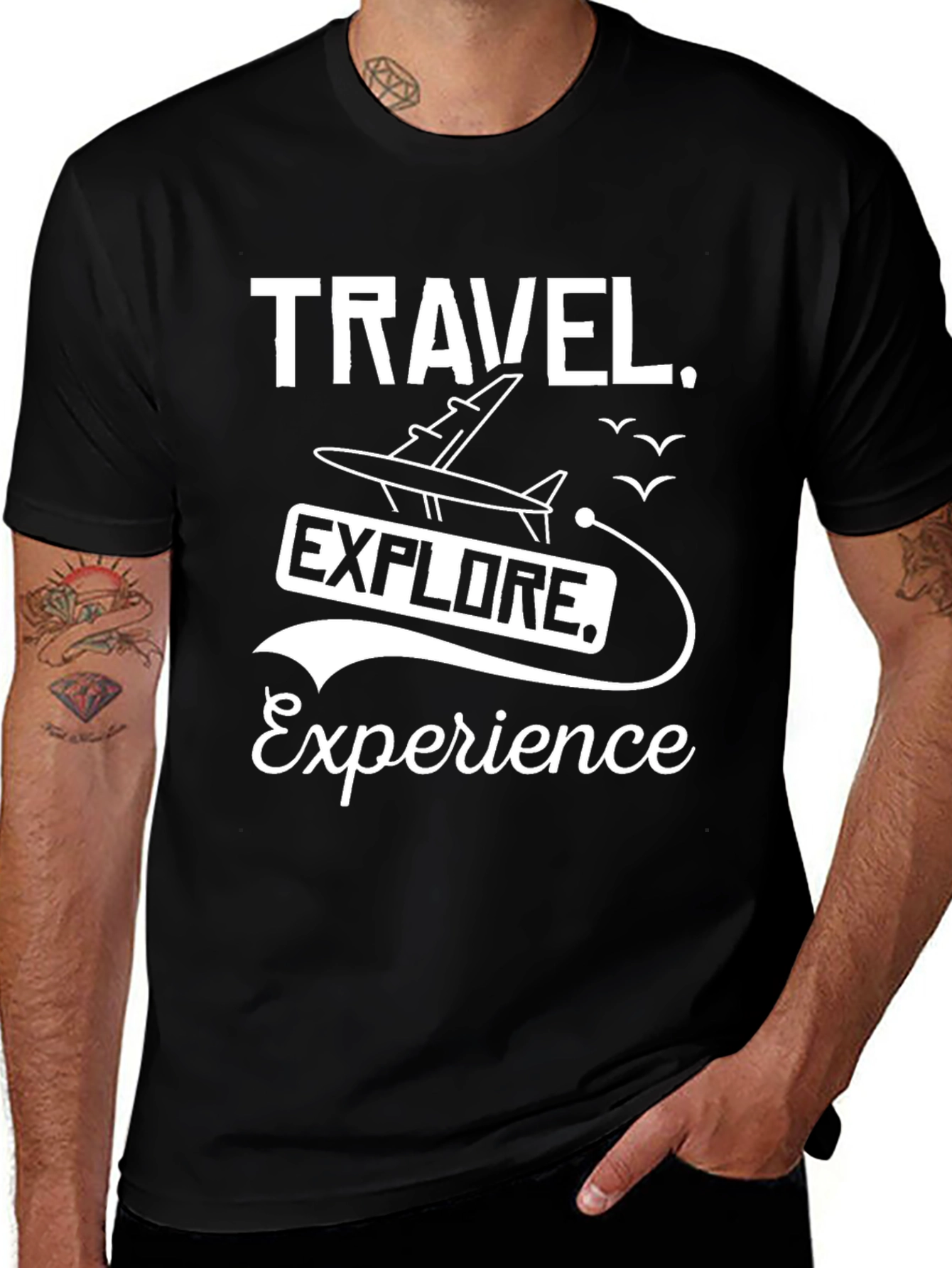 Travel Explore Experience Graphic T-Shirt