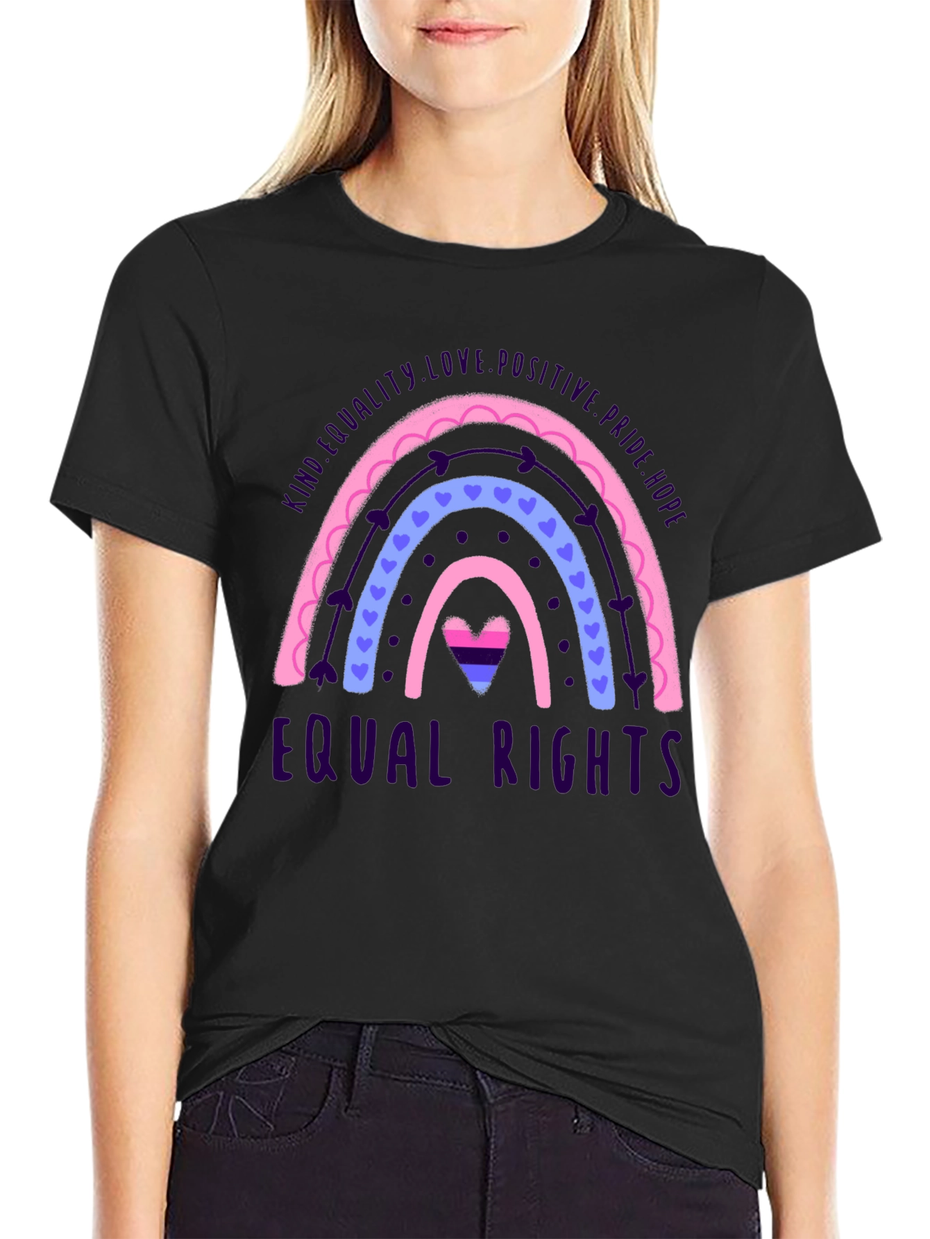 Equality Love Bisexual Pride Rainbow T-Shirt