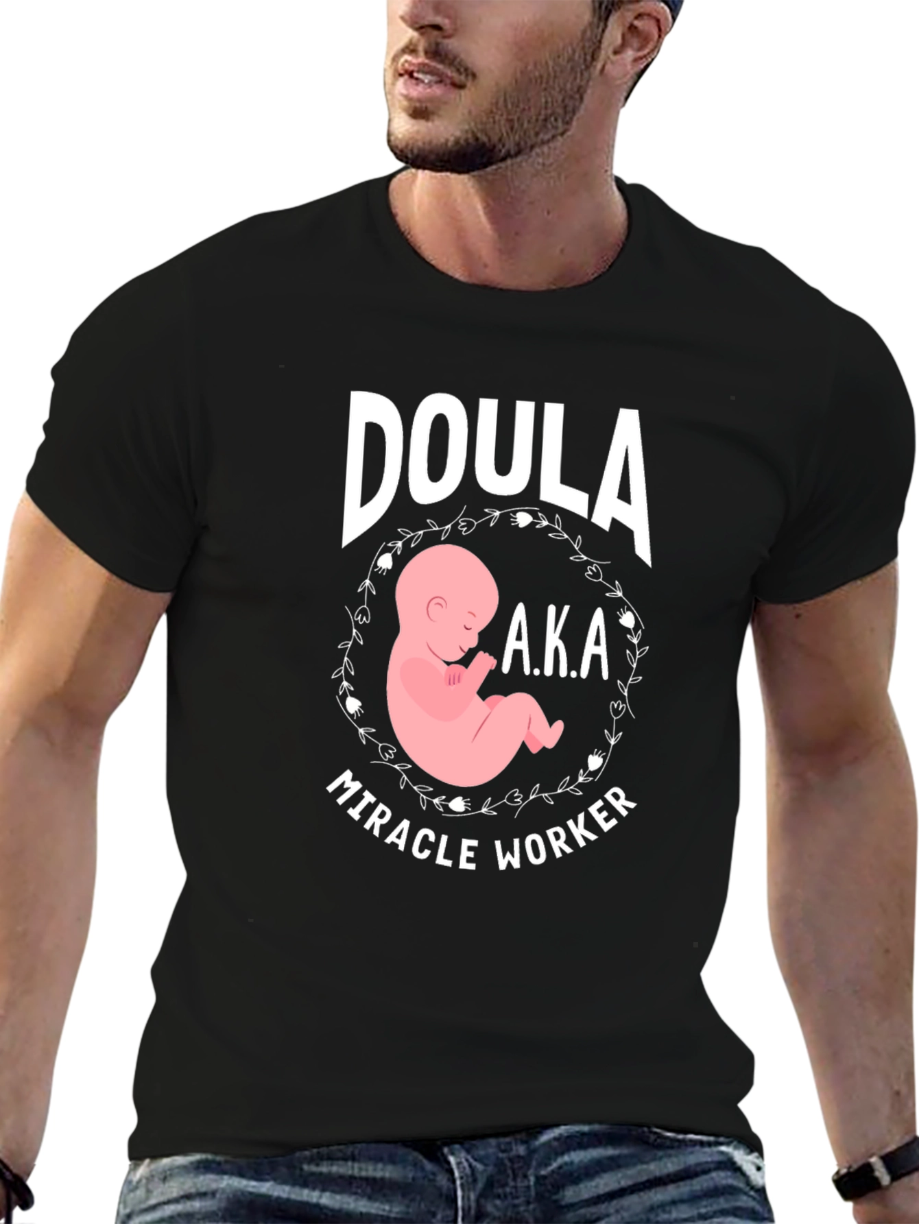 Doula Miracle Worker Graphic T-Shirt