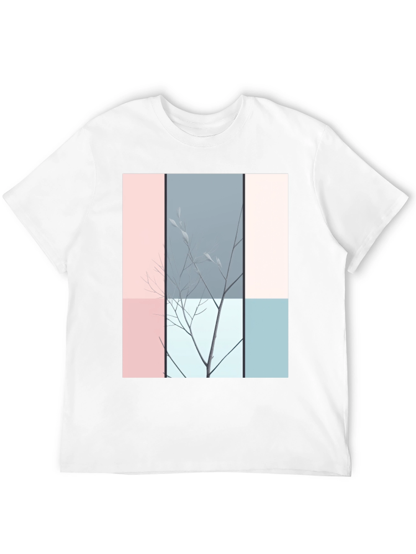 Abstract Nature Graphic T-Shirt - Modern Art Tee
