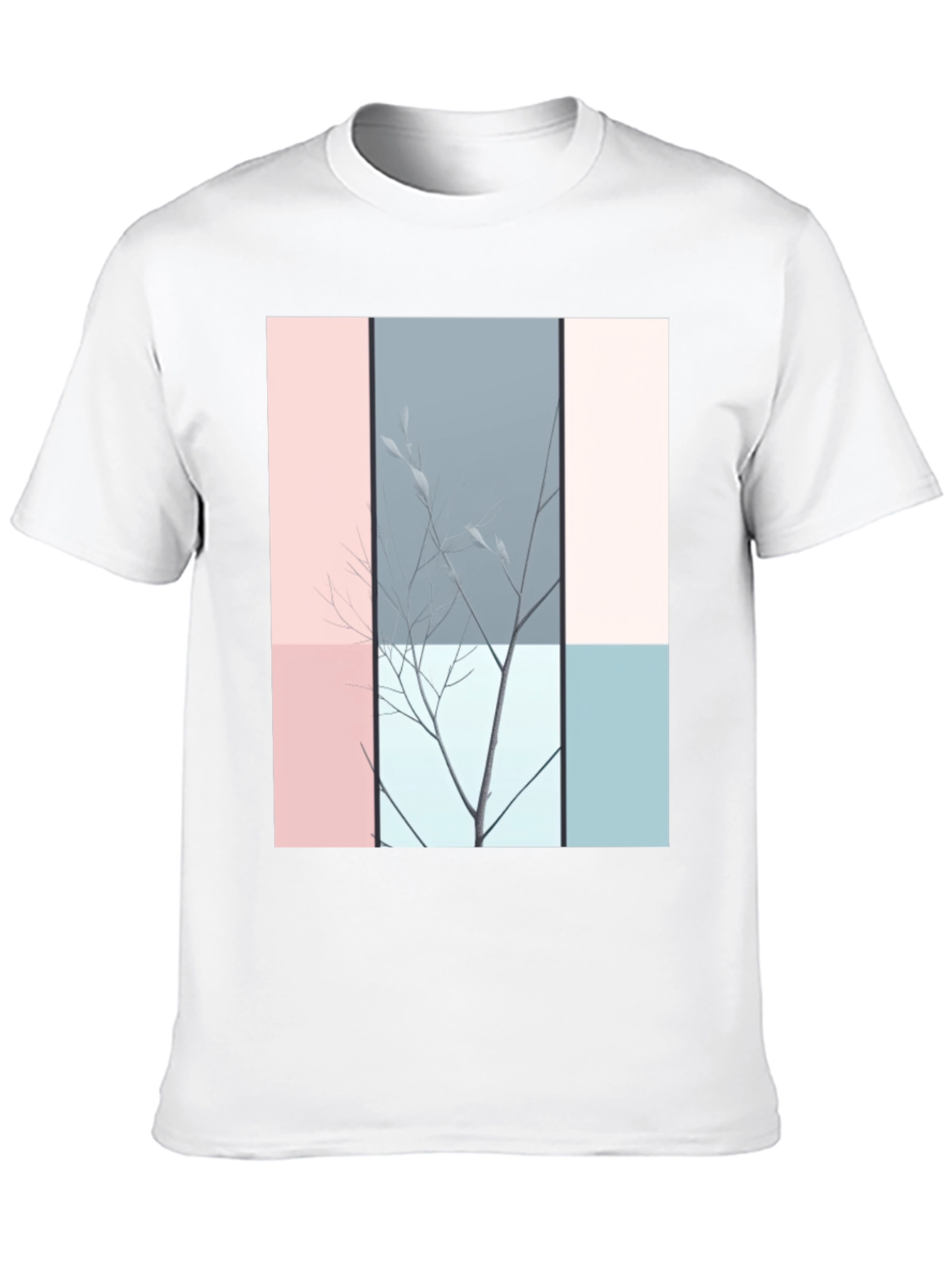 Abstract Nature Graphic T-Shirt - Modern Art Tee