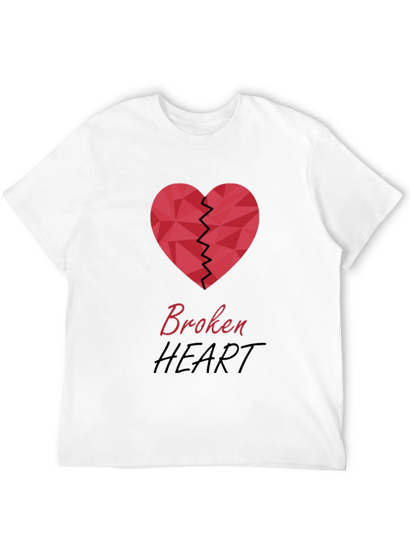 Broken Heart Graphic T-Shirt - Stylish & Trendy