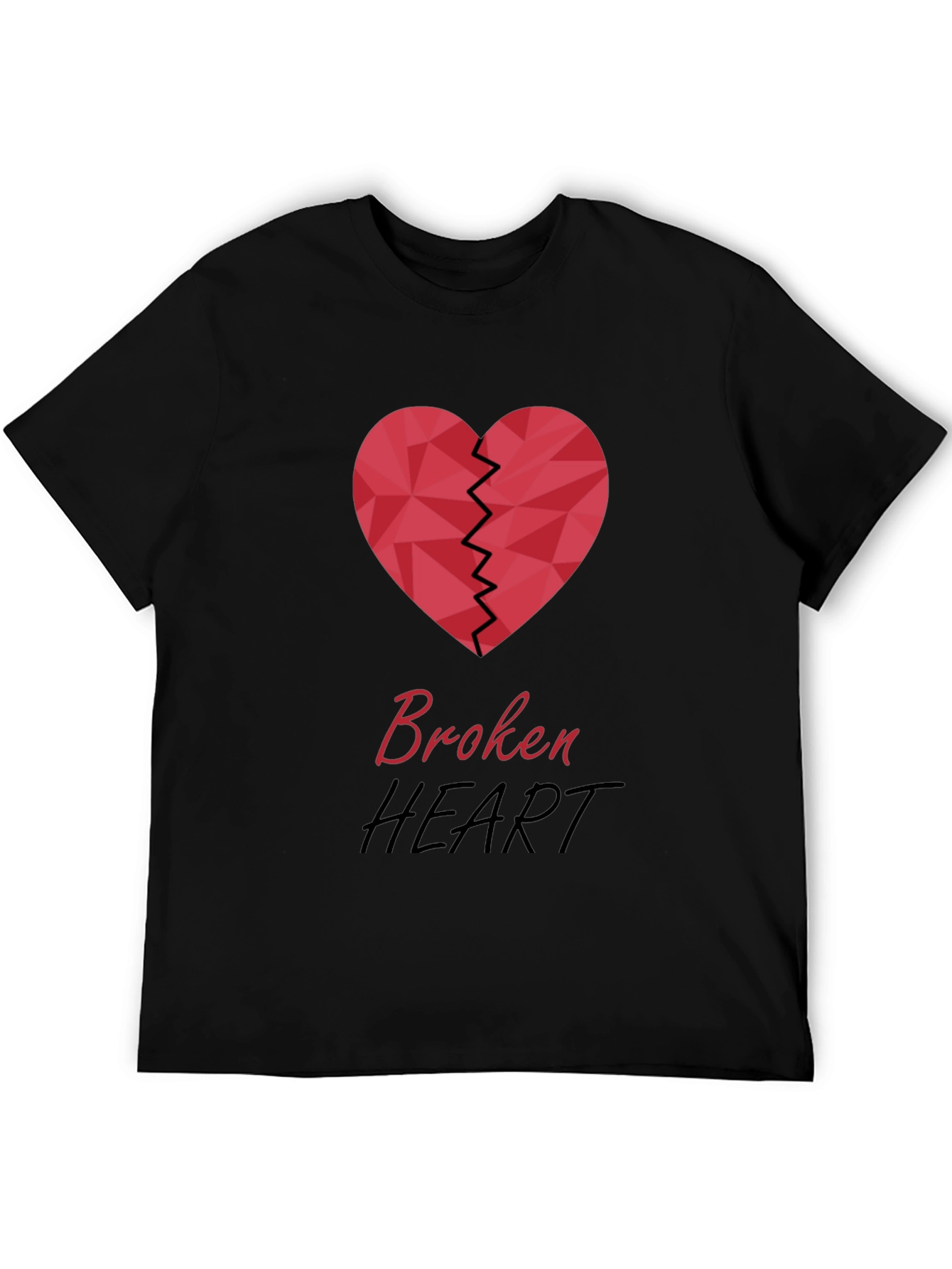 Broken Heart Graphic T-Shirt - Stylish & Trendy