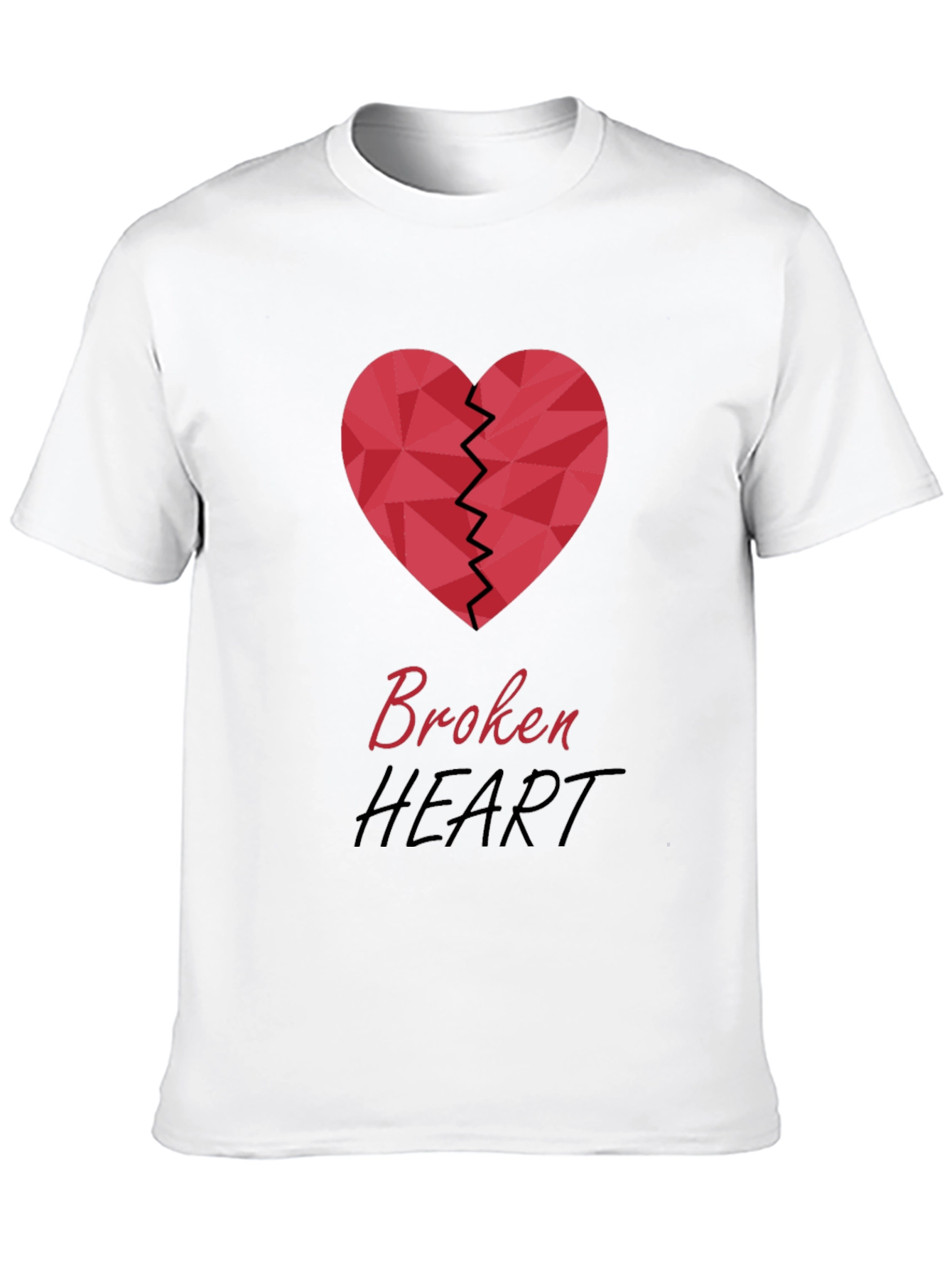 Broken Heart Graphic T-Shirt - Stylish & Trendy