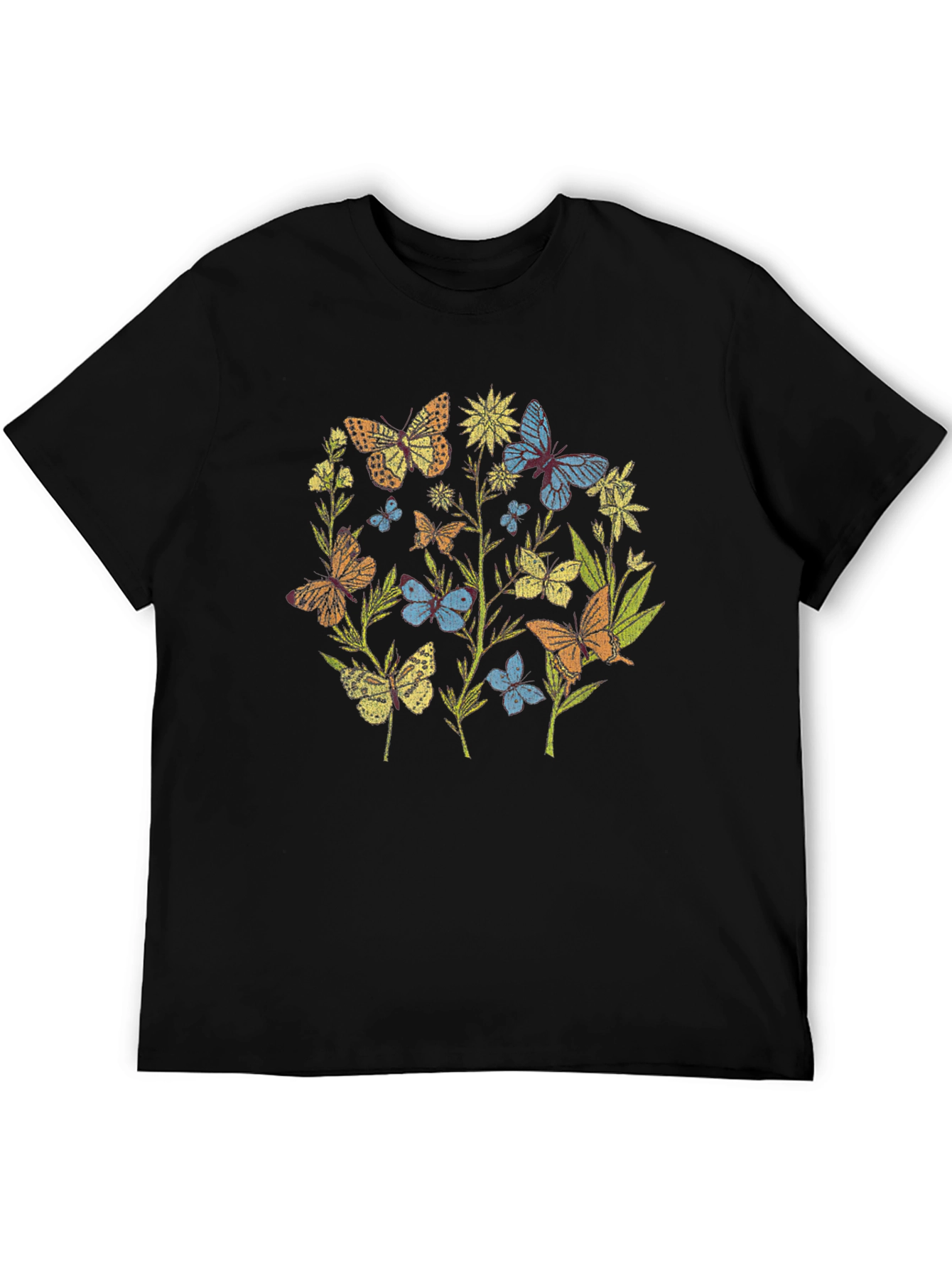 Butterfly Garden T-Shirt - Nature Graphic Tee