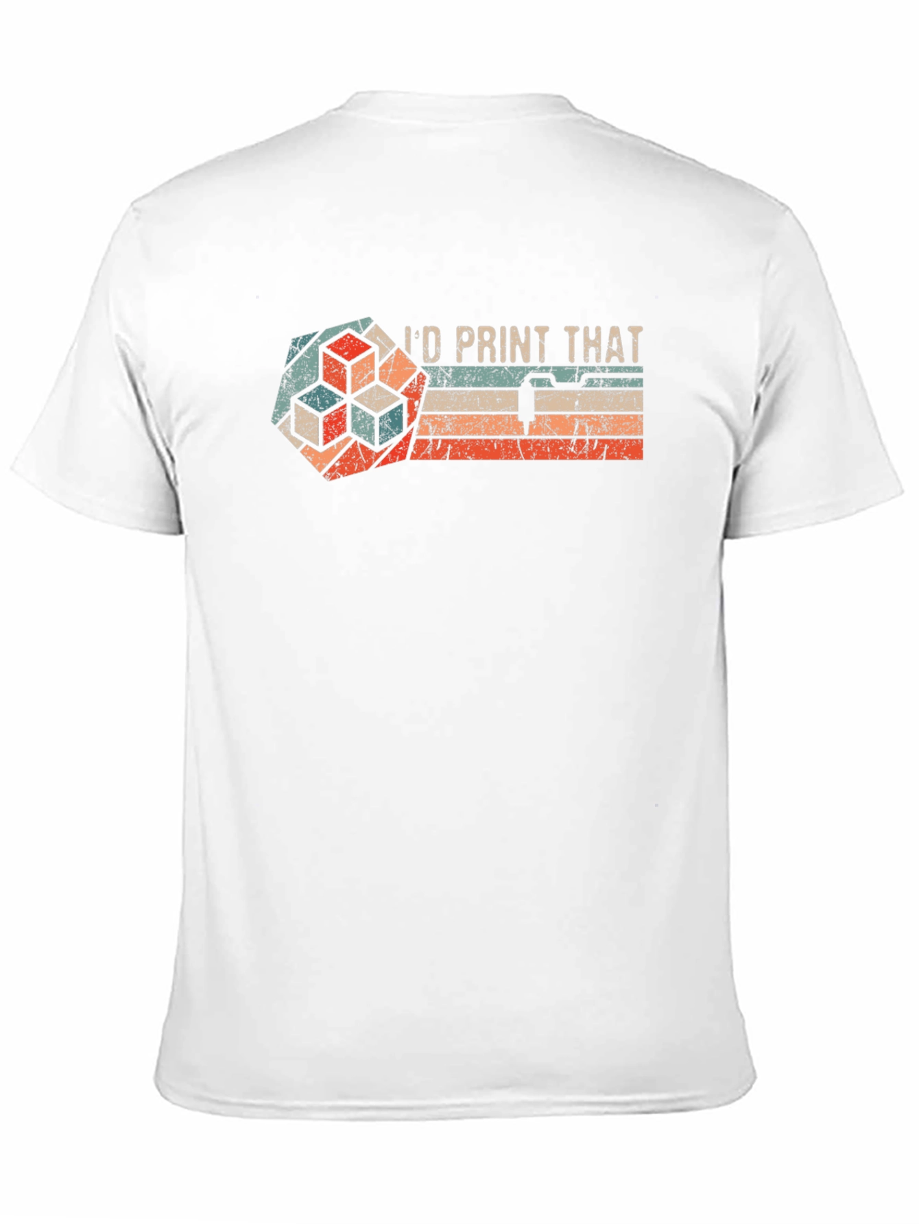 Id Print That - Retro 3D Printing T-Shirt