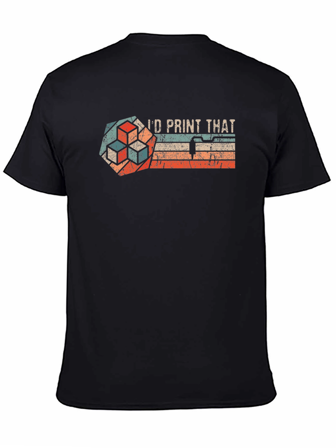 Id Print That - Retro 3D Printing T-Shirt
