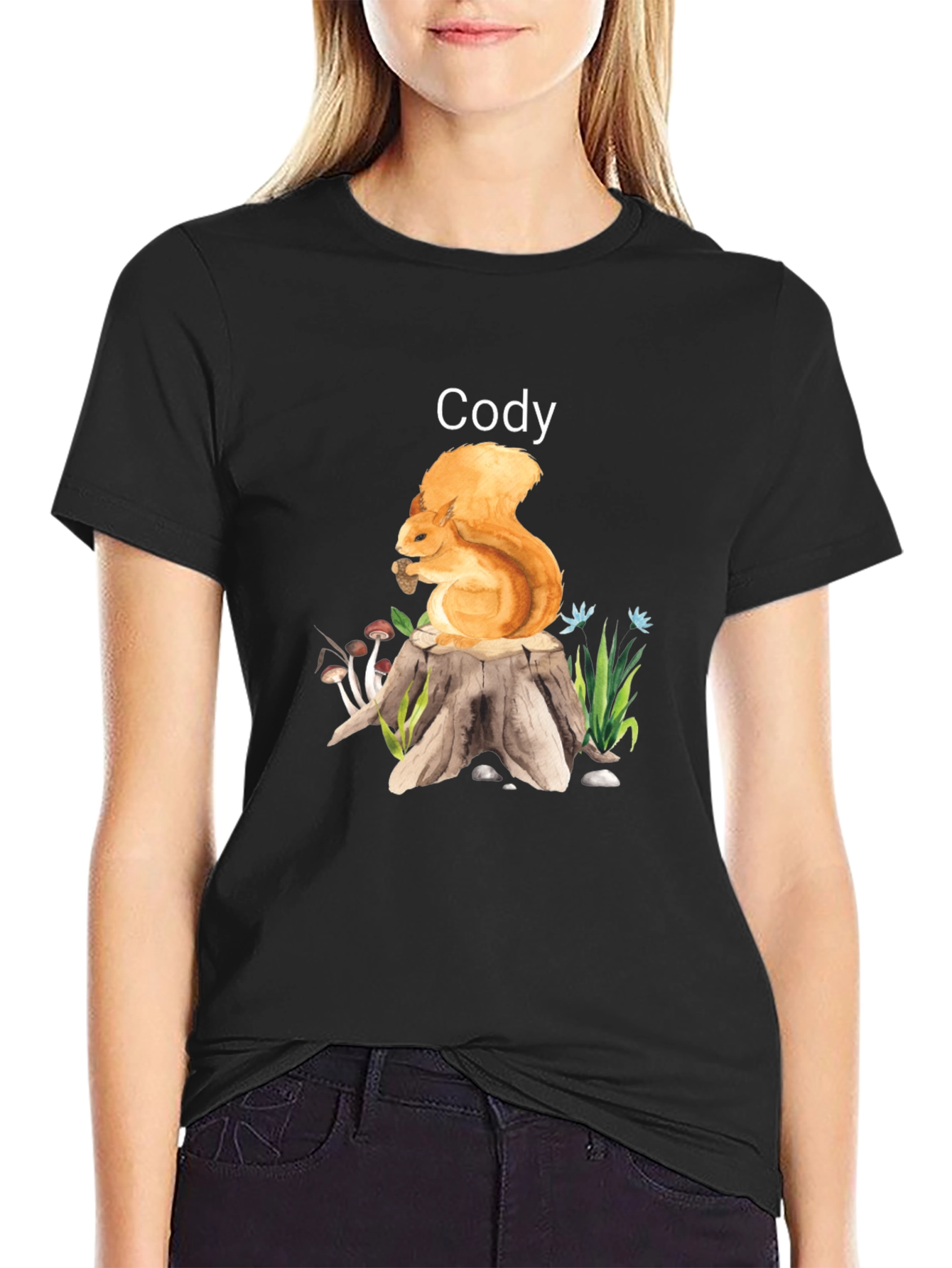 Codys Squirrel Stump Tee
