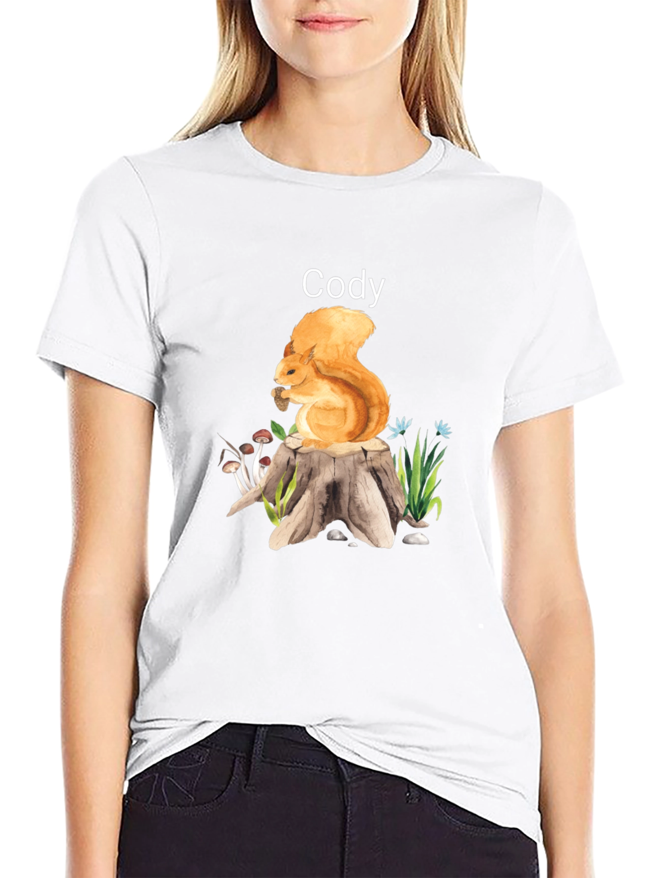 Codys Squirrel Stump Tee