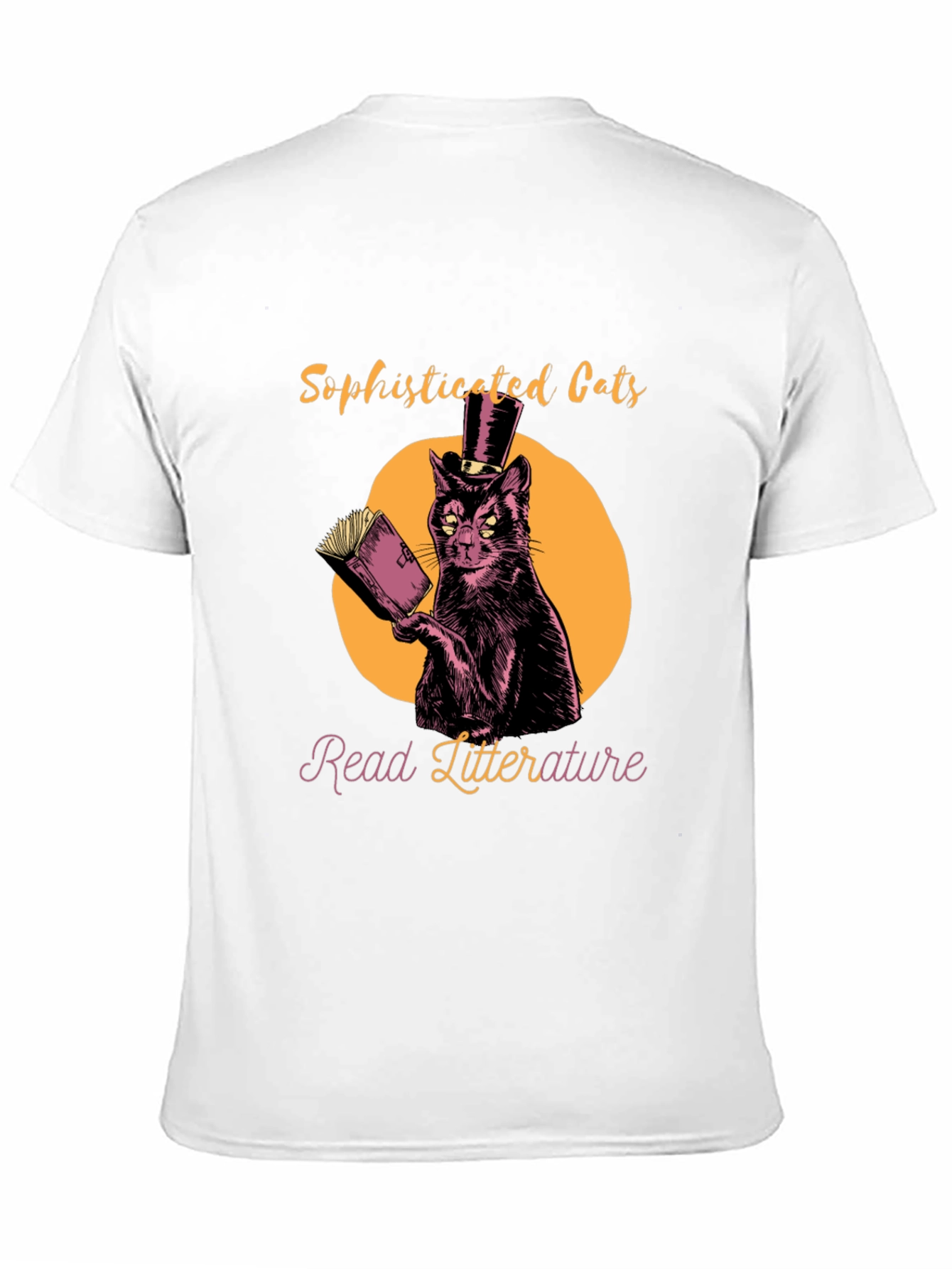 Sophisticated Cats Read Literature T-Shirt