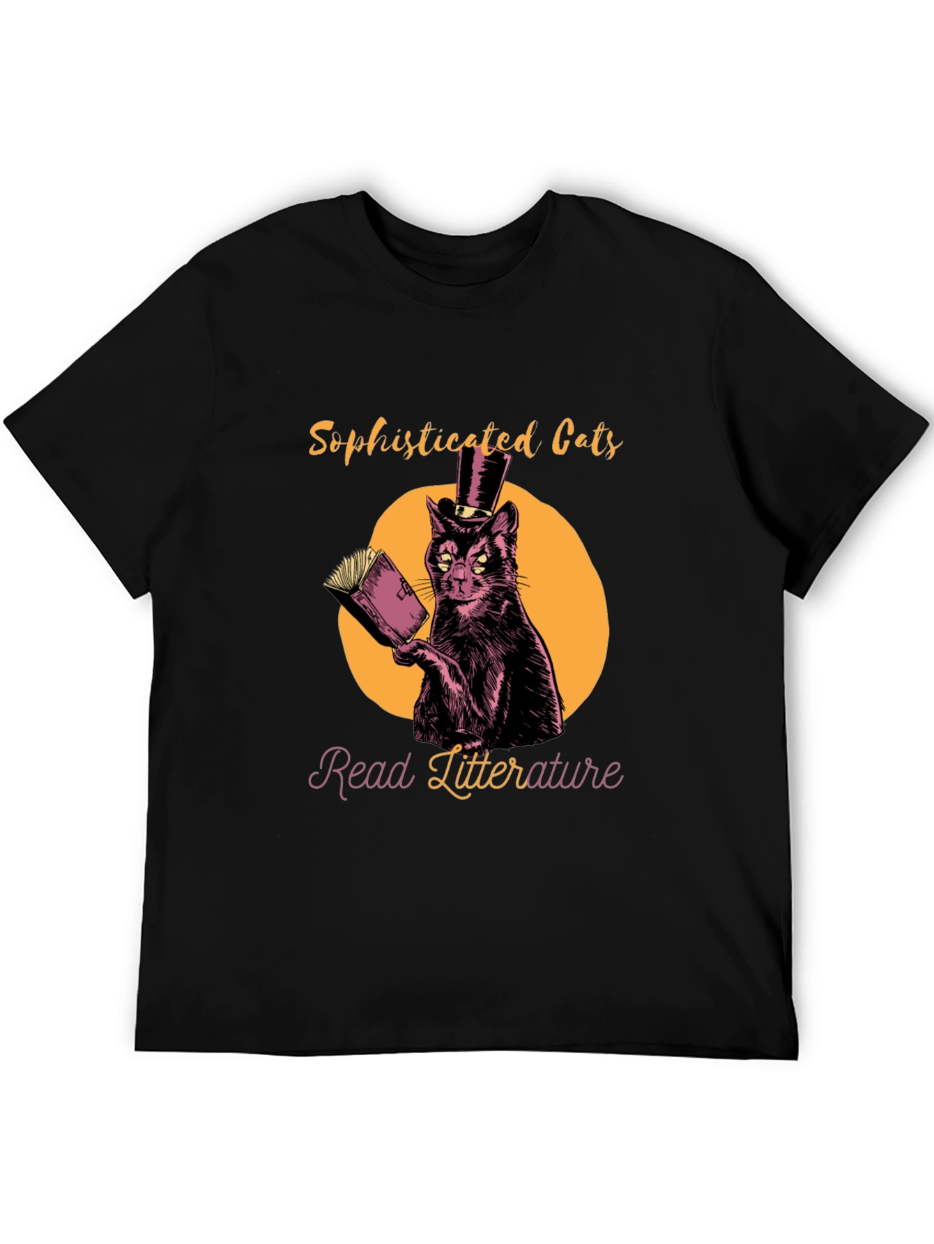 Sophisticated Cats Read Literature T-Shirt