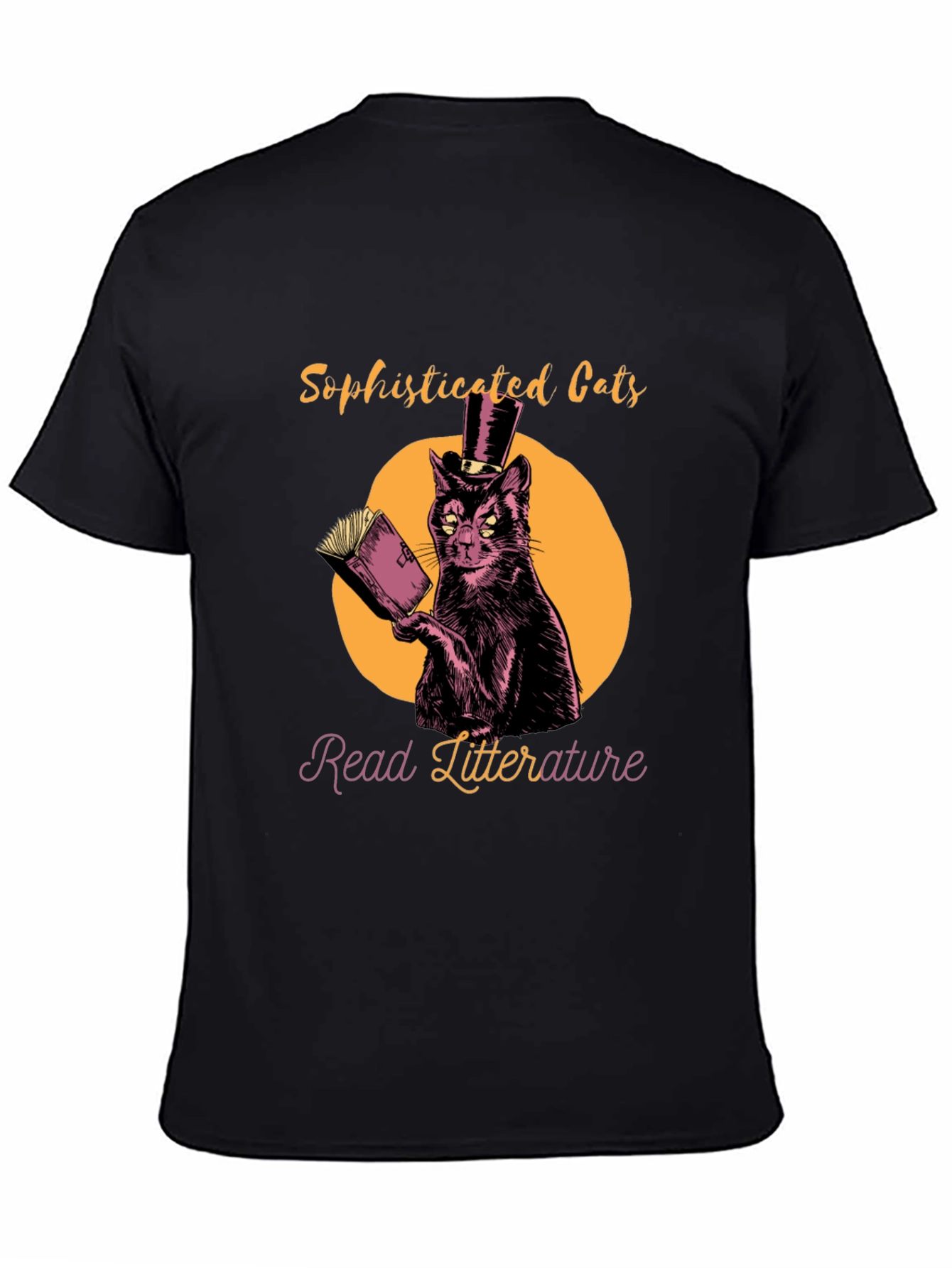 Sophisticated Cats Read Literature T-Shirt