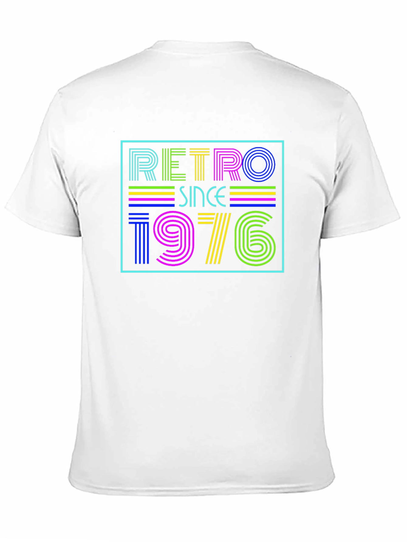 Retro Since 1976 Graphic Tee - Black