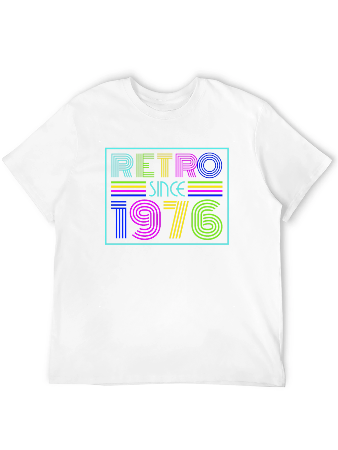 Retro Since 1976 Graphic Tee - Black