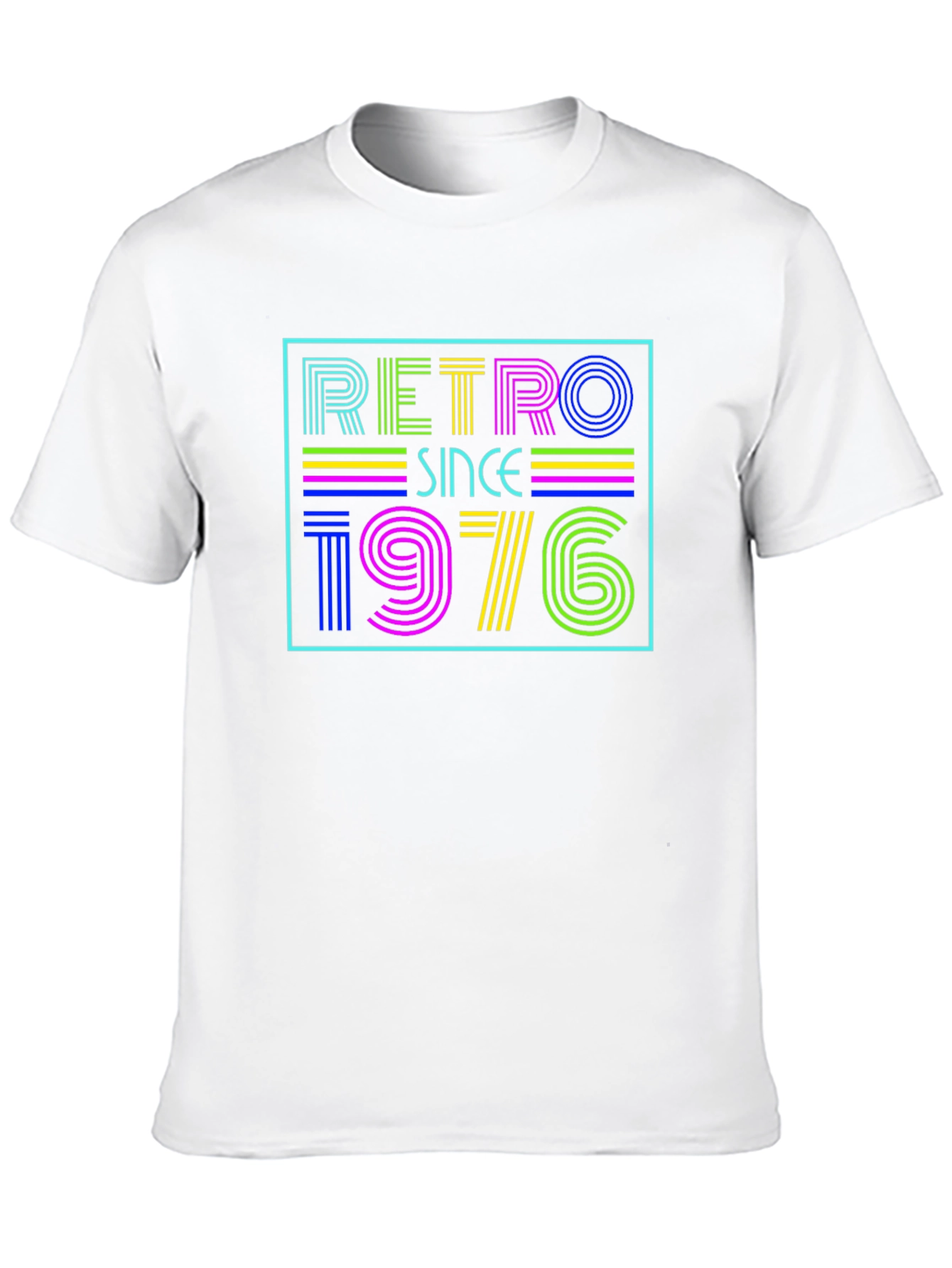 Retro Since 1976 Graphic Tee - Black