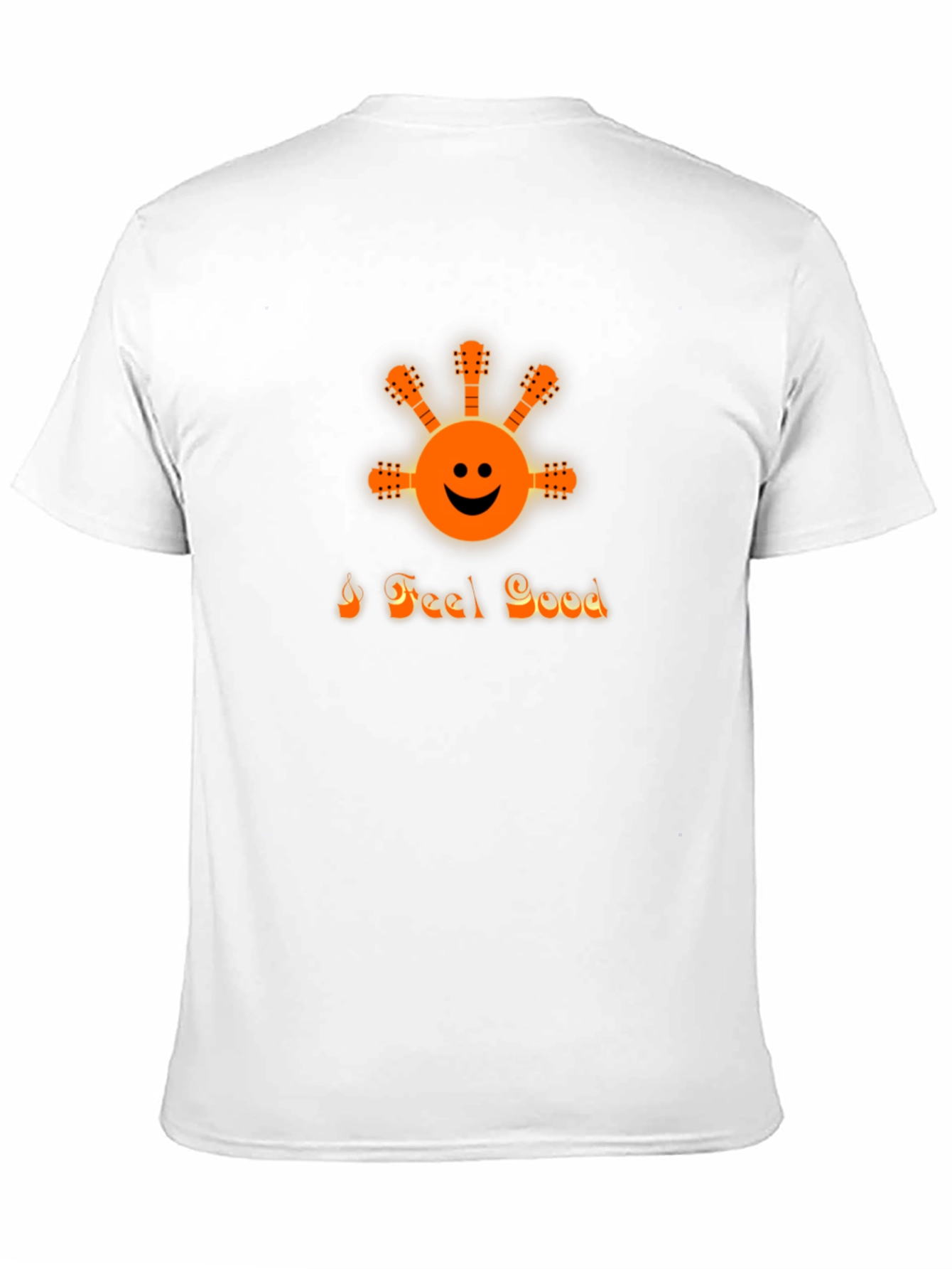 I Feel Good Graphic Tee - Black Crew Neck