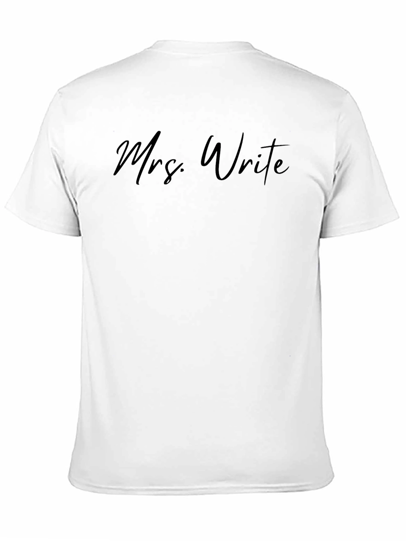 Mrs. Write Graphic T-Shirt - Black