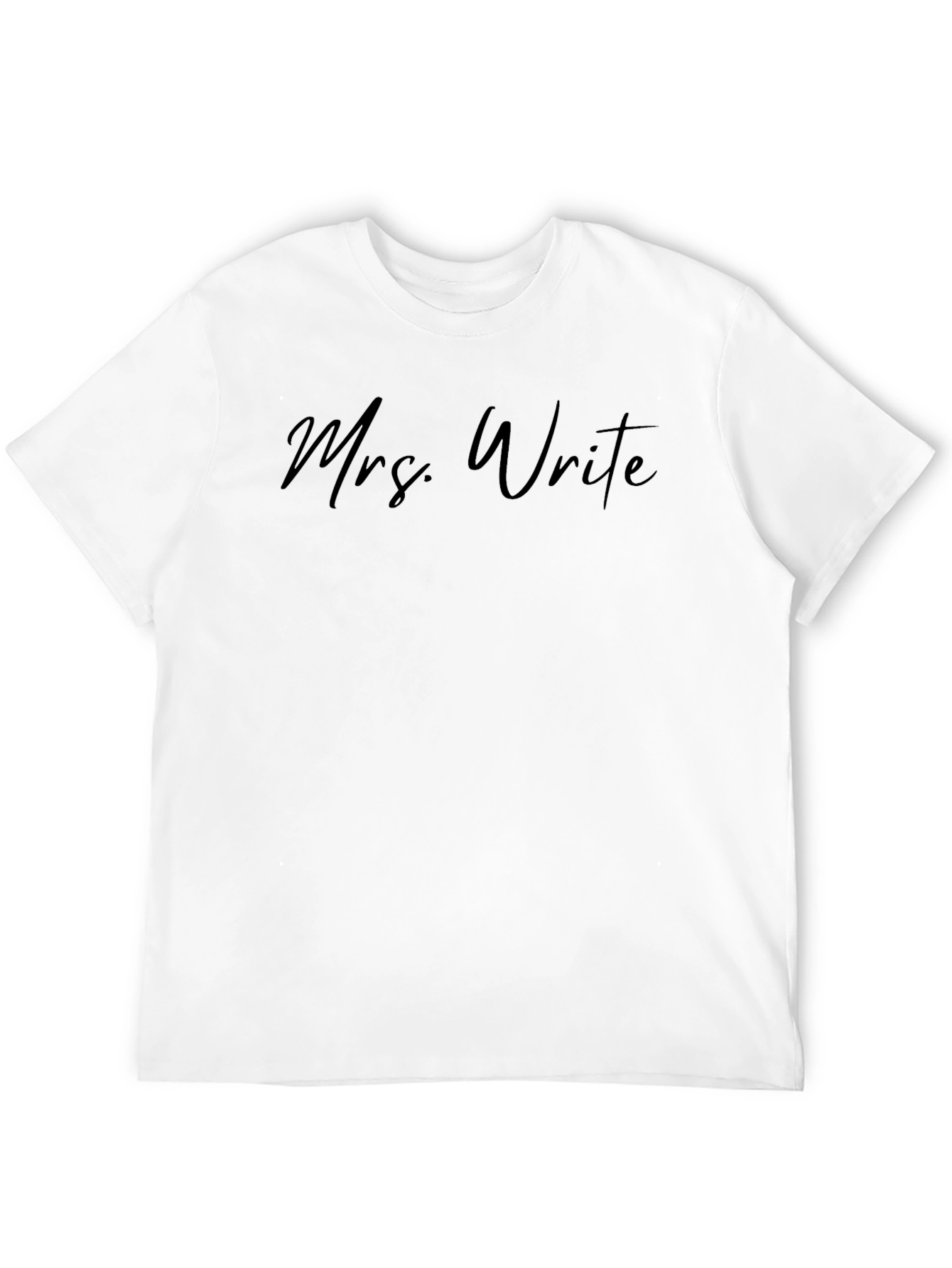 Mrs. Write Graphic T-Shirt - Black