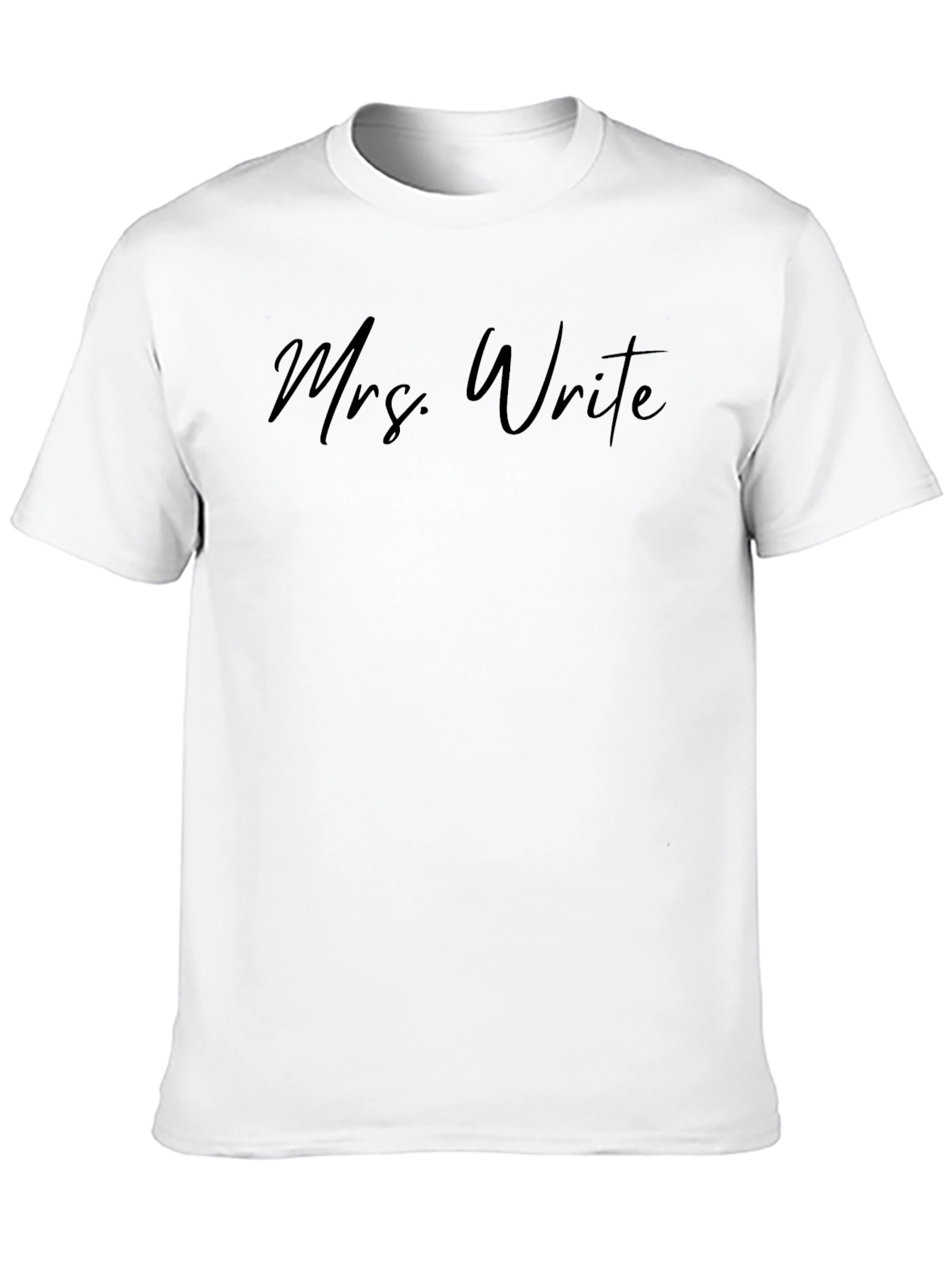 Mrs. Write Graphic T-Shirt - Black