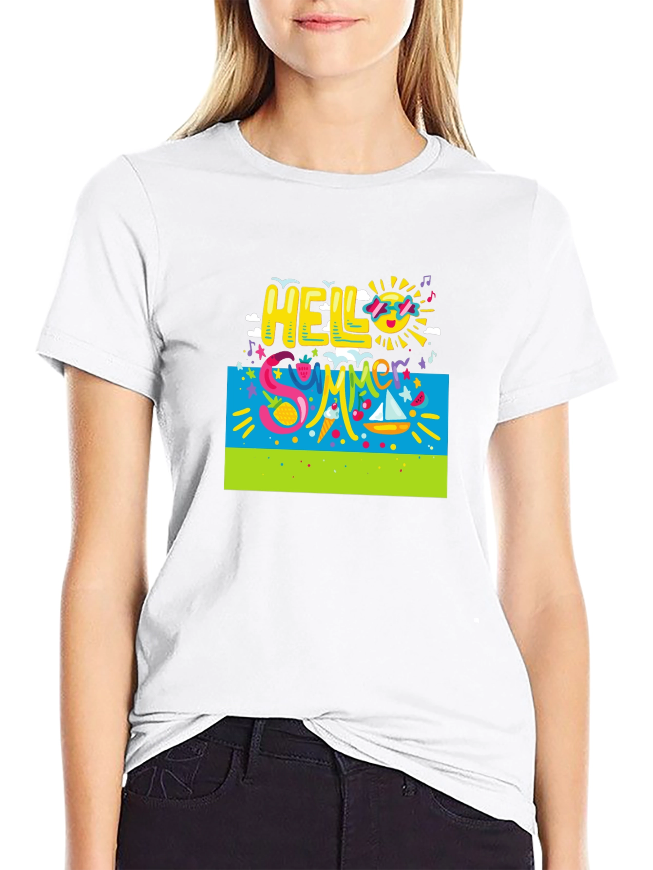 Hello Summer Graphic Tee