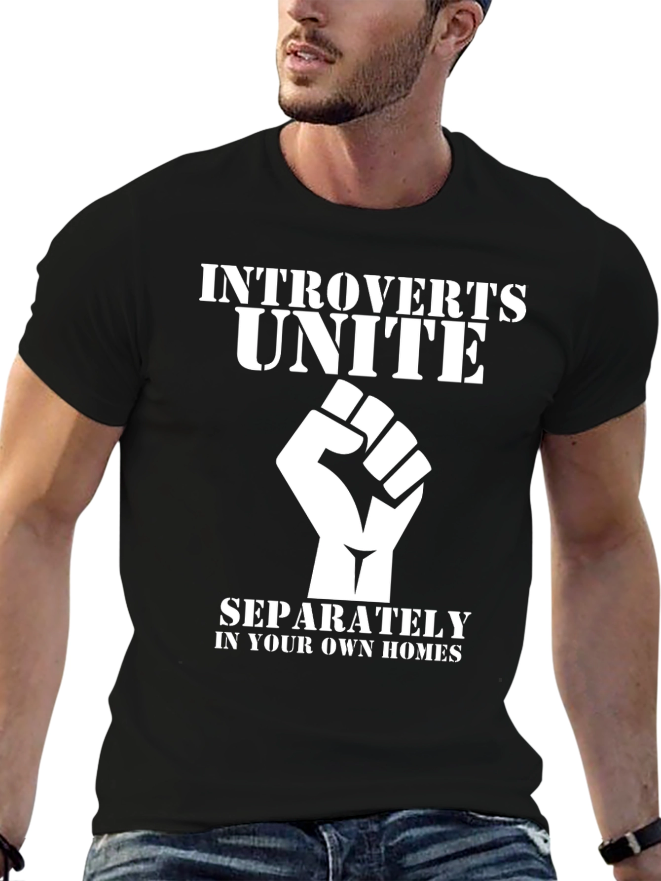 Introvert Unite T-Shirt - Separately in Your Own Homes