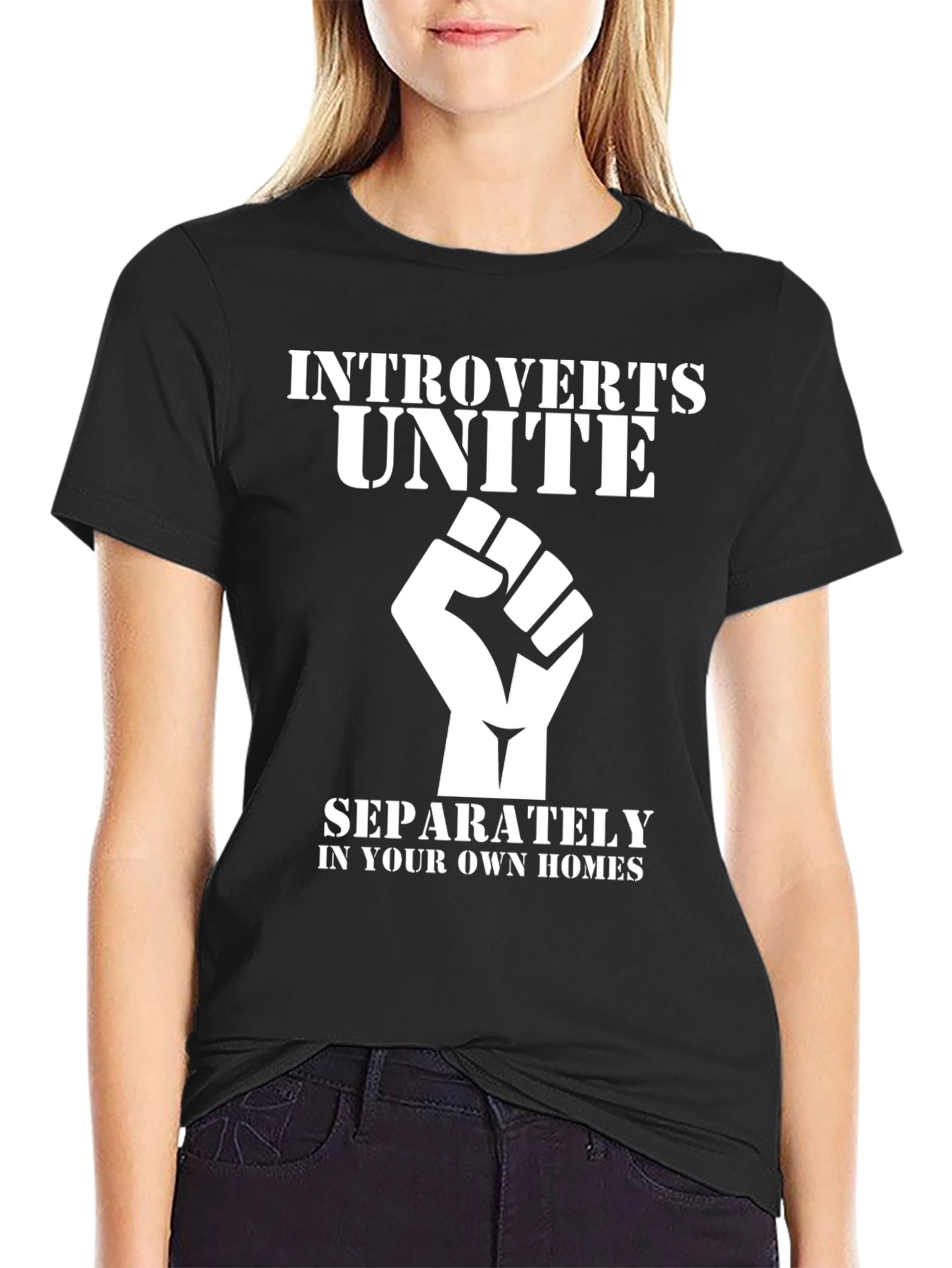 Introvert Unite T-Shirt - Separately in Your Own Homes