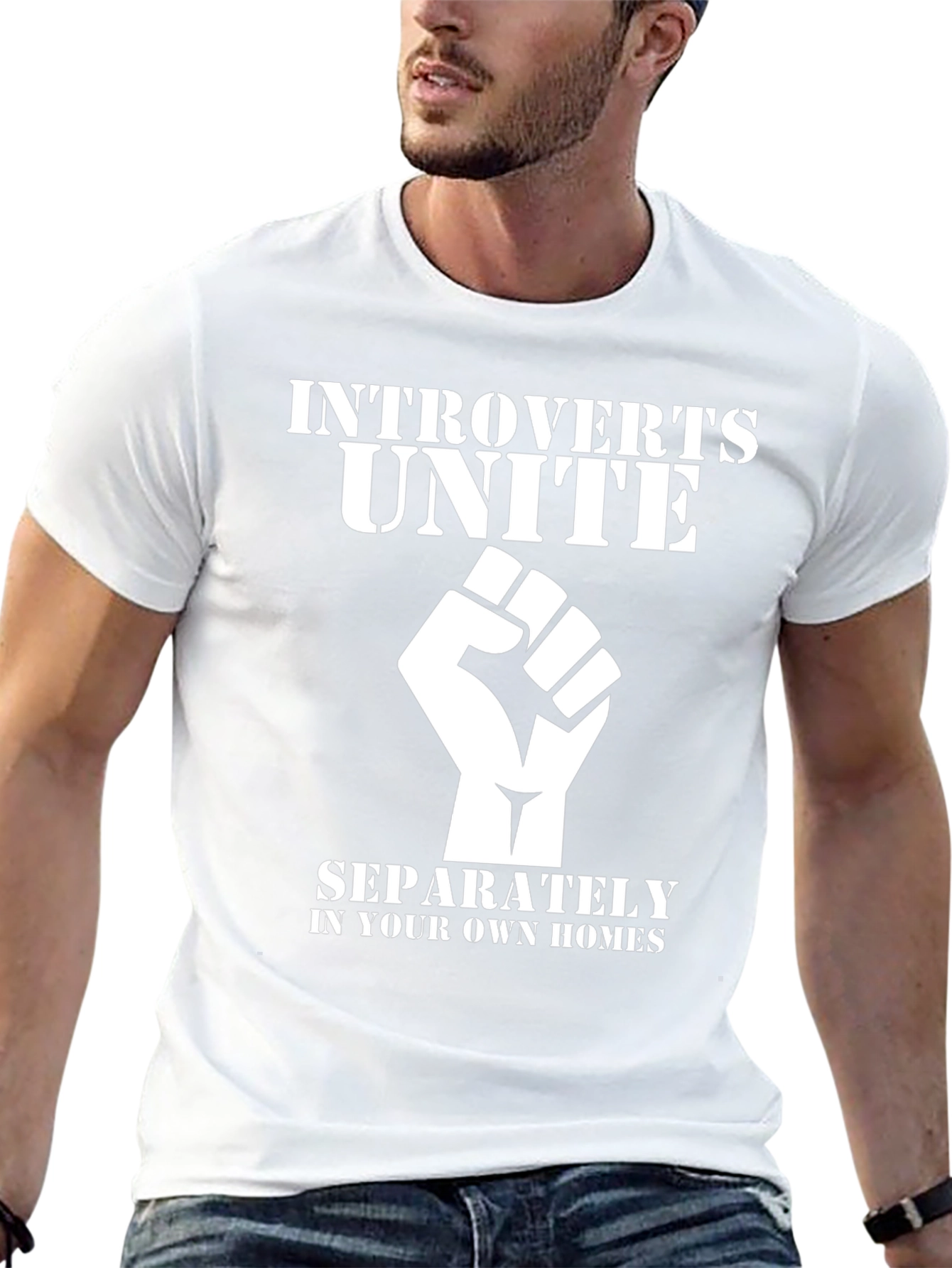 Introvert Unite T-Shirt - Separately in Your Own Homes