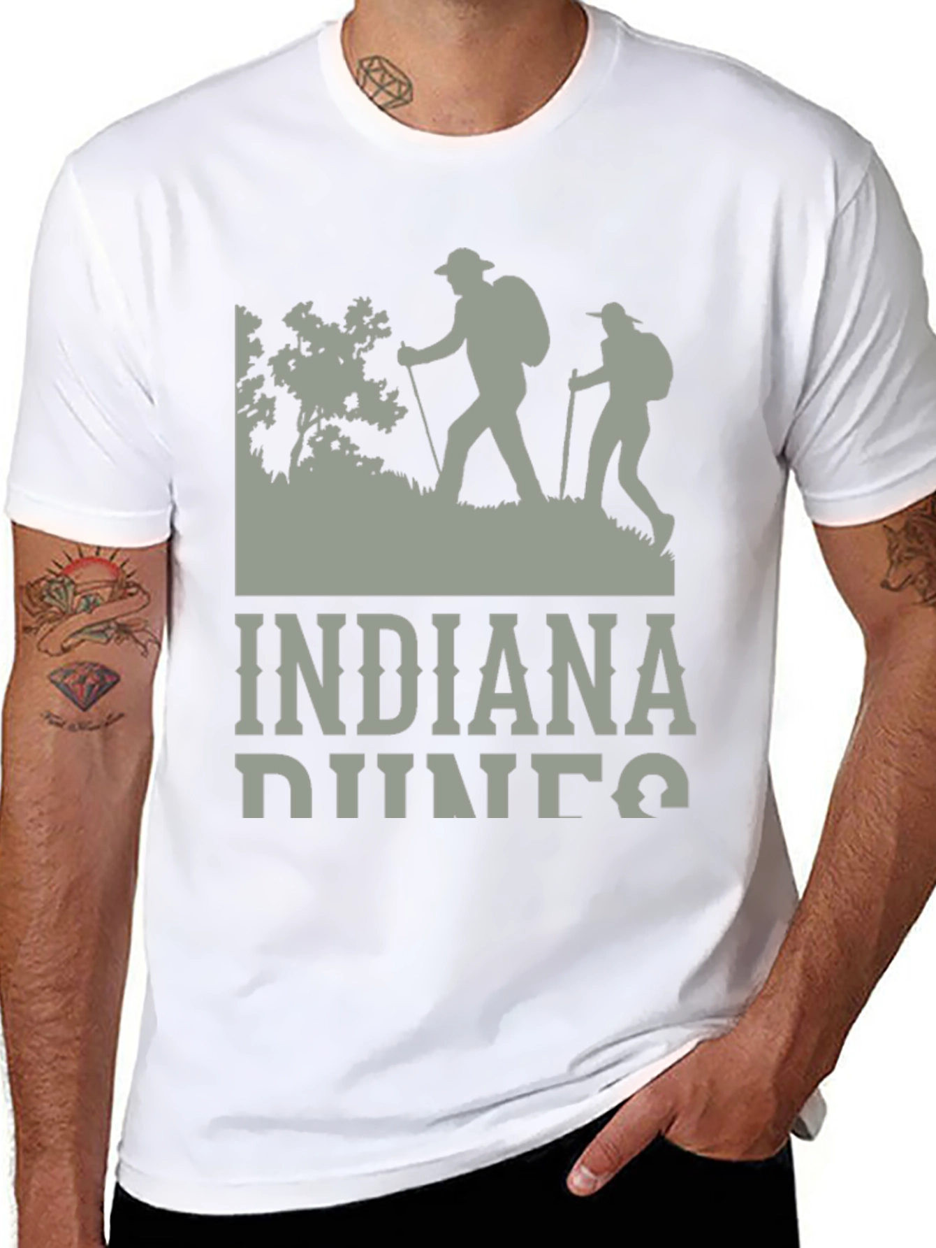 Indiana Dunes Hiking T-Shirt Outdoor Adventure Tee