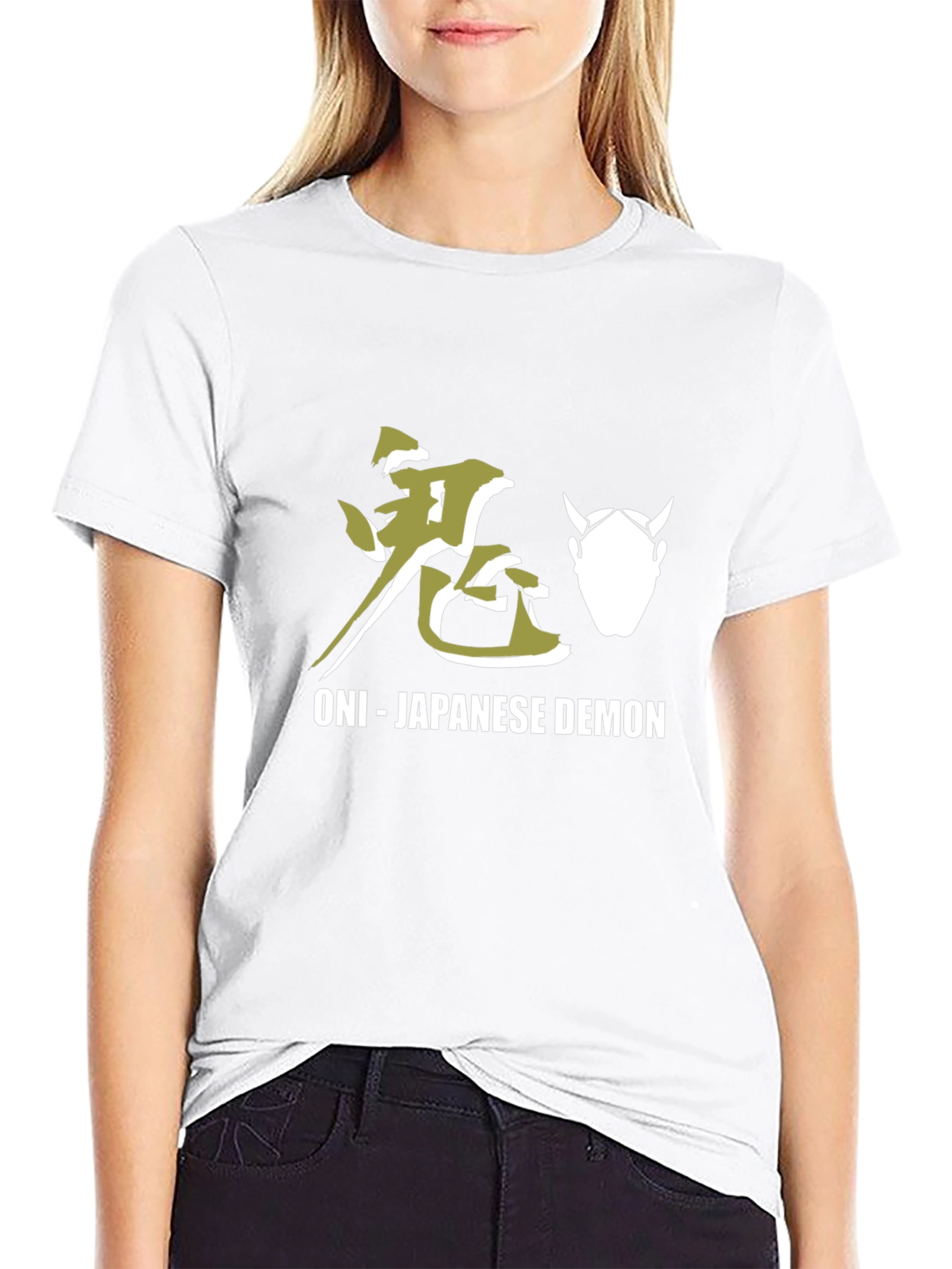 Oni Japanese Demon Black T-Shirt