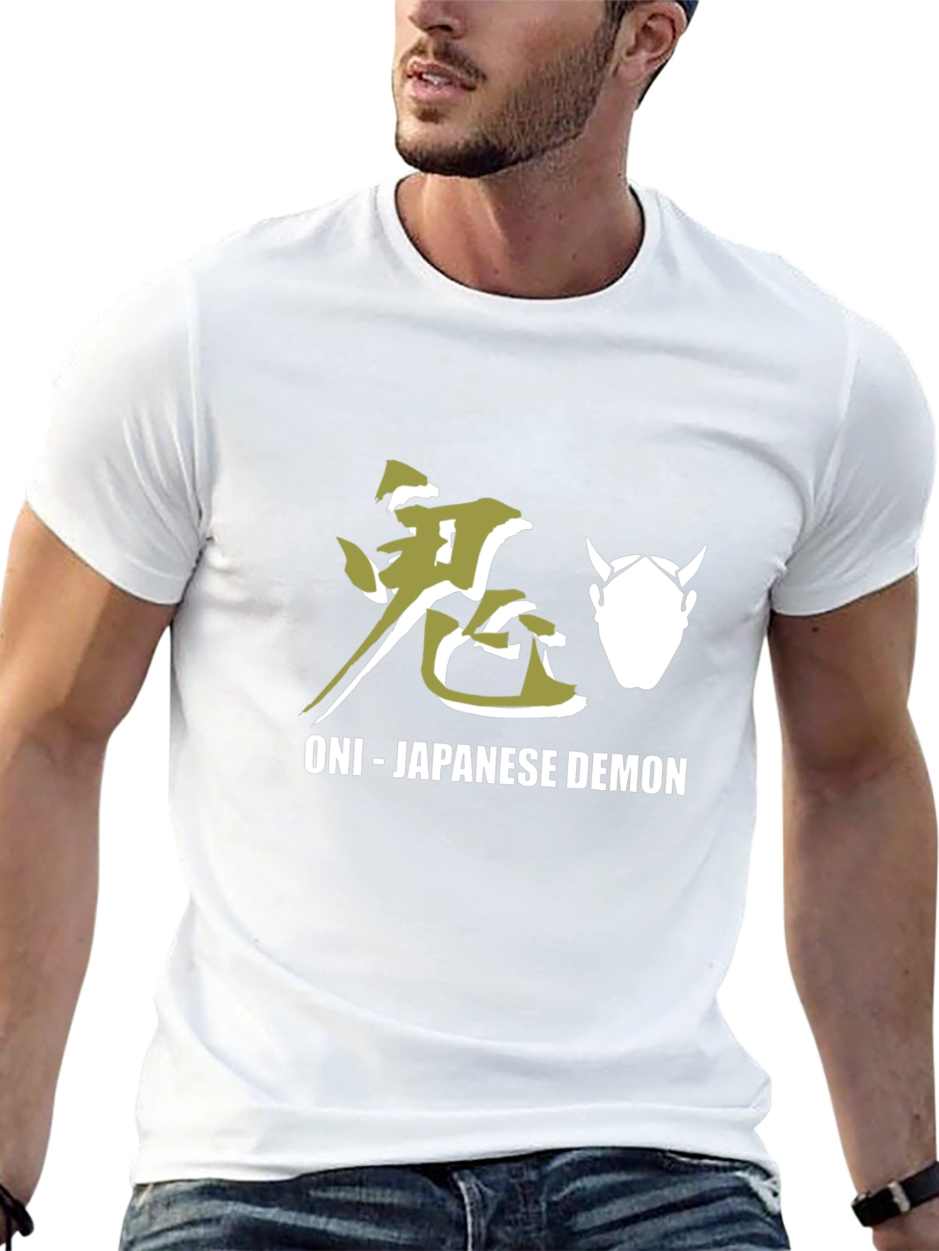 Oni Japanese Demon Black T-Shirt