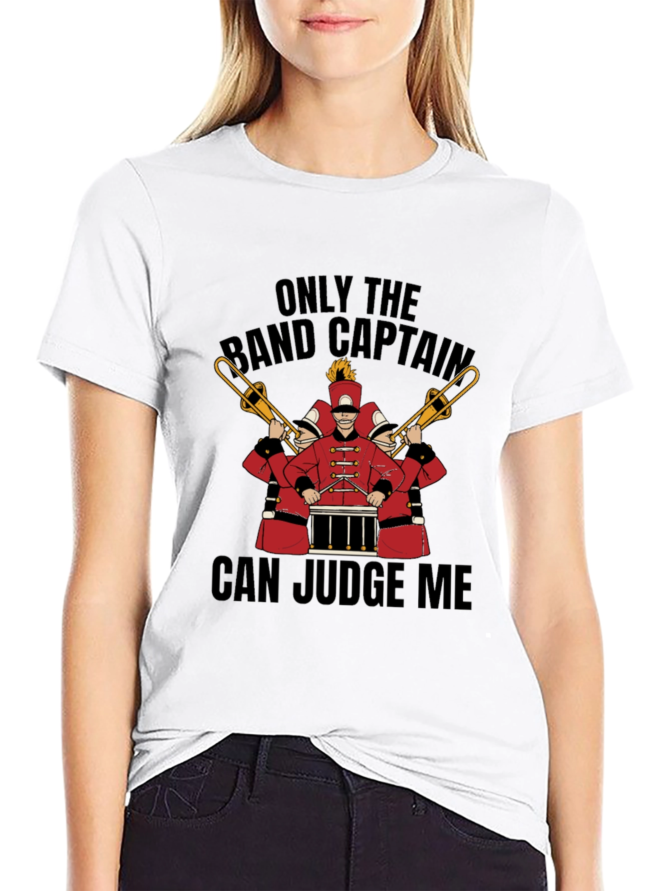 Band Captain Judge Me Graphic T-Shirt