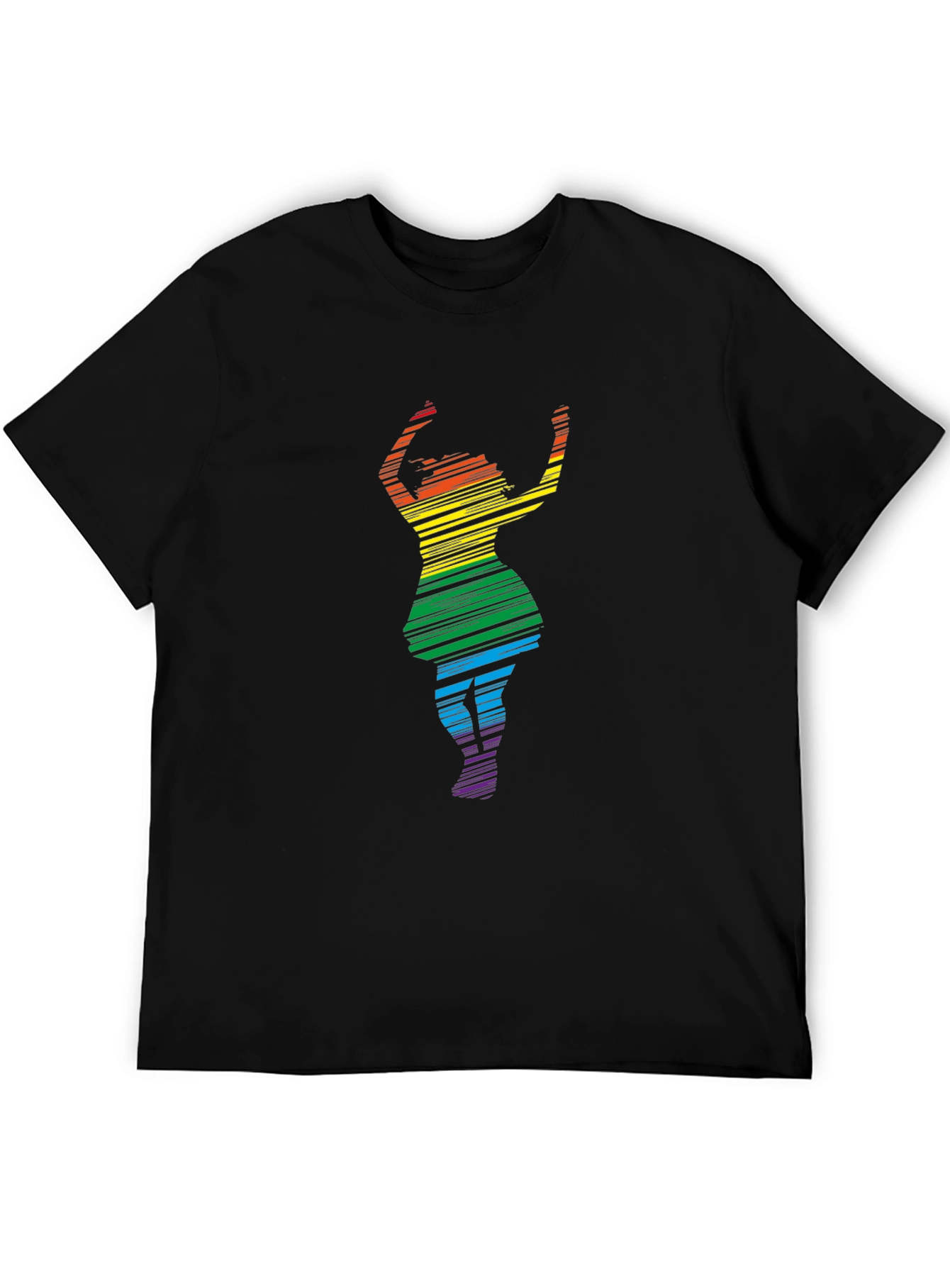 Rainbow Dancer Black T-Shirt