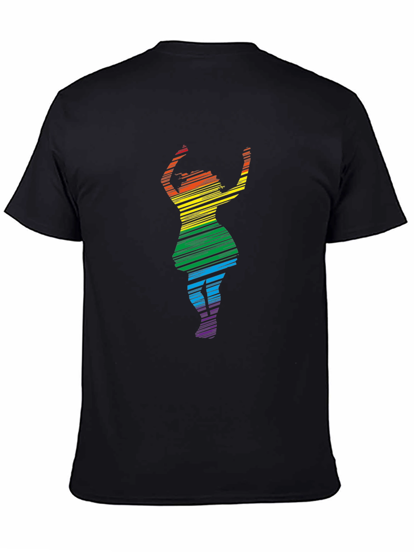 Rainbow Dancer Black T-Shirt