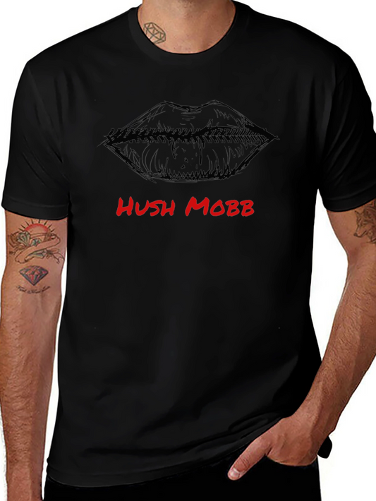 Hush Mobb Graphic Tee - Black Fashion T-Shirt