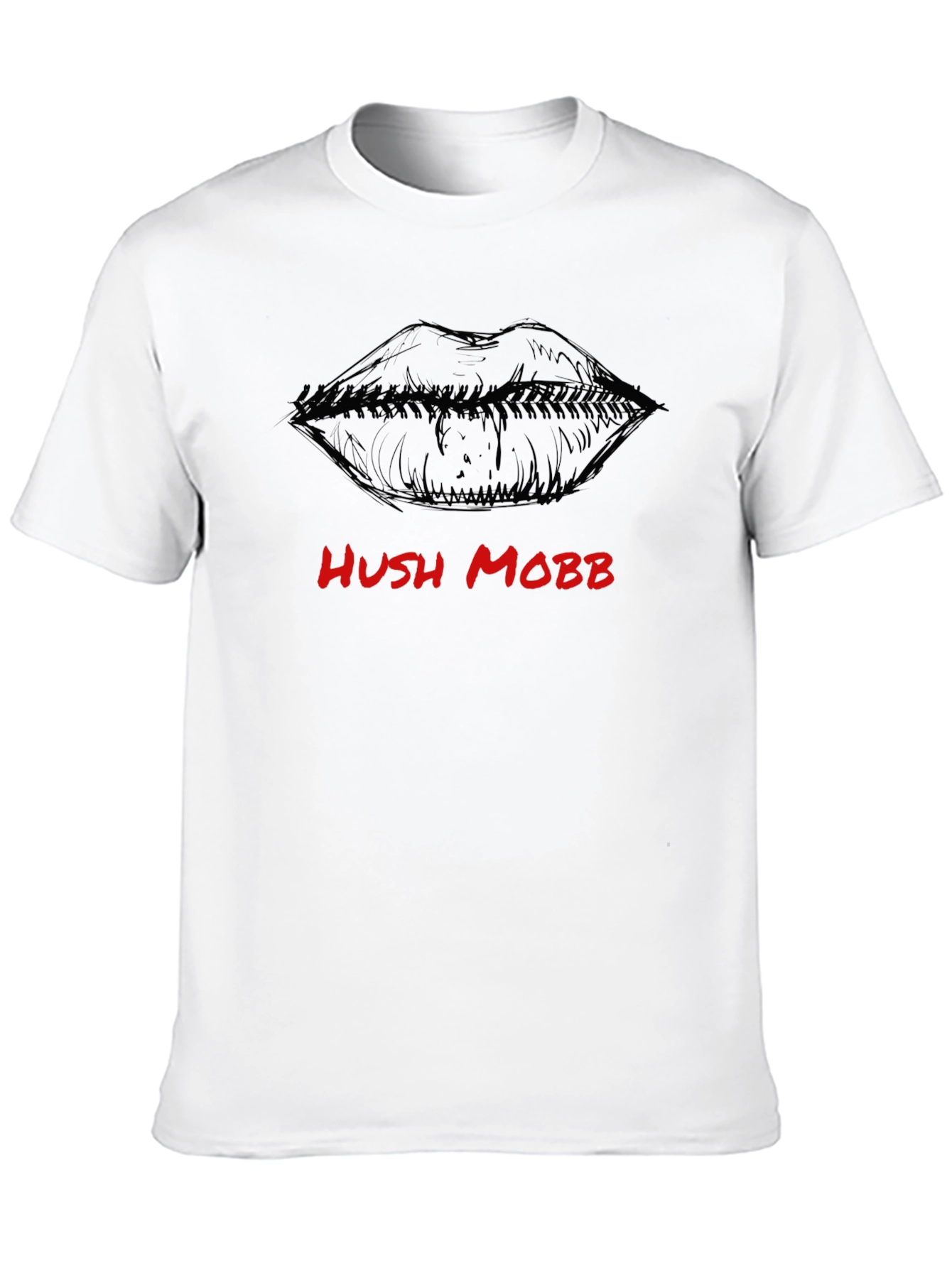 Hush Mobb Graphic Tee - Black Fashion T-Shirt