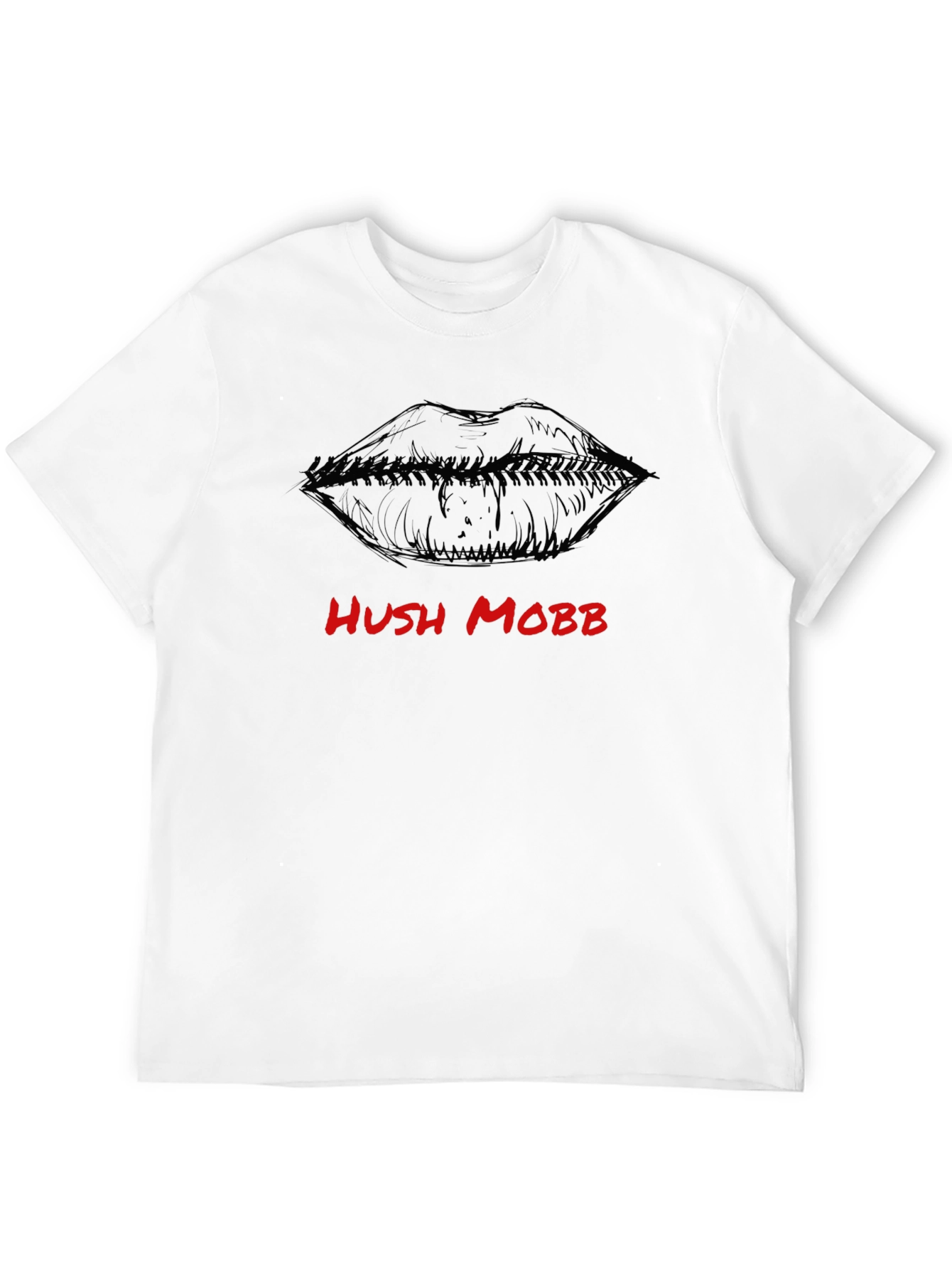 Hush Mobb Graphic Tee - Black Fashion T-Shirt