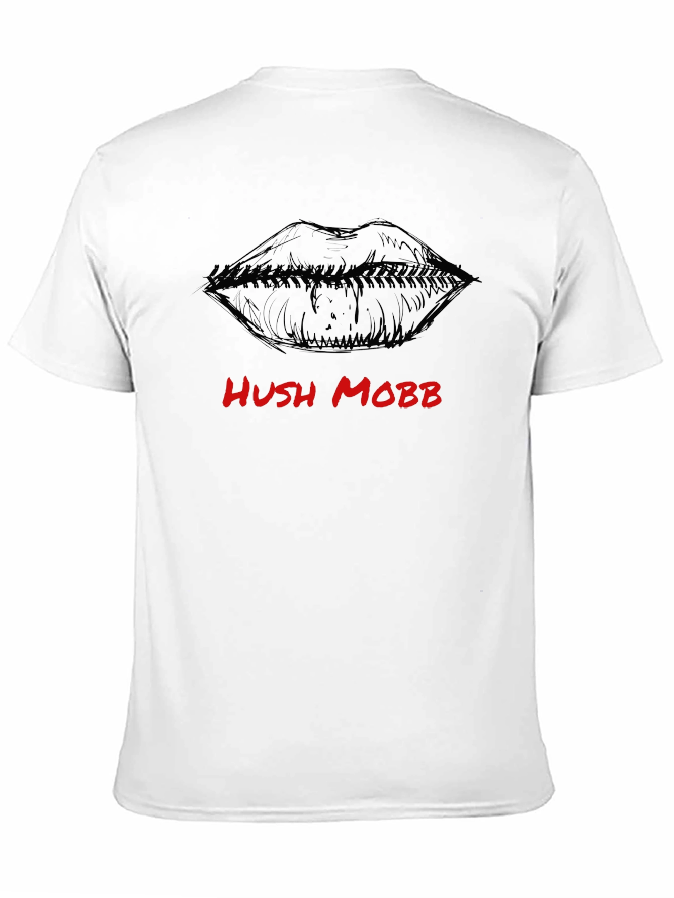 Hush Mobb Graphic Tee - Black Fashion T-Shirt