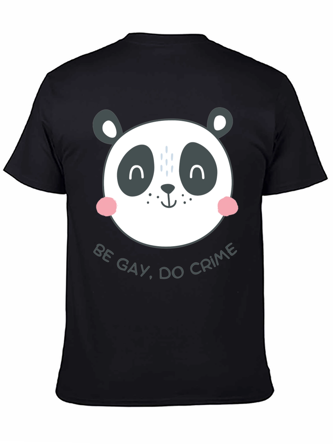 Panda Be Gay Do Crime Graphic Tee