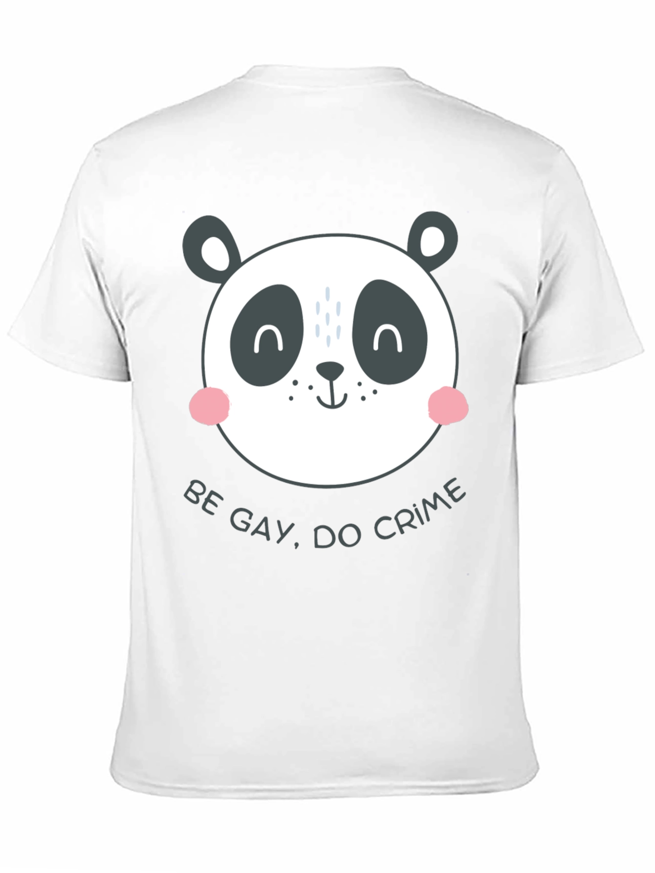 Panda Be Gay Do Crime Graphic Tee