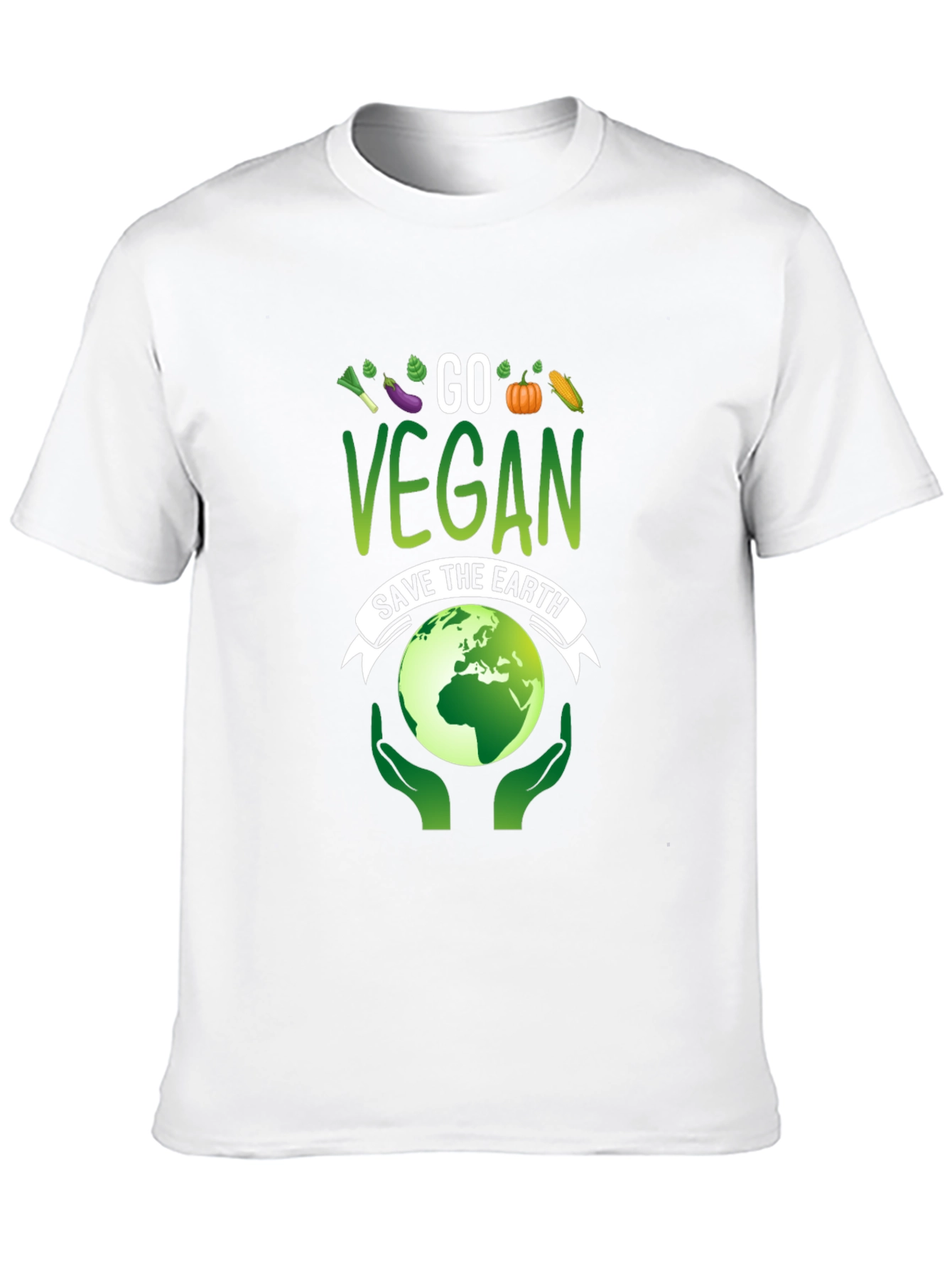 Go Vegan Save the Earth Graphic Tee