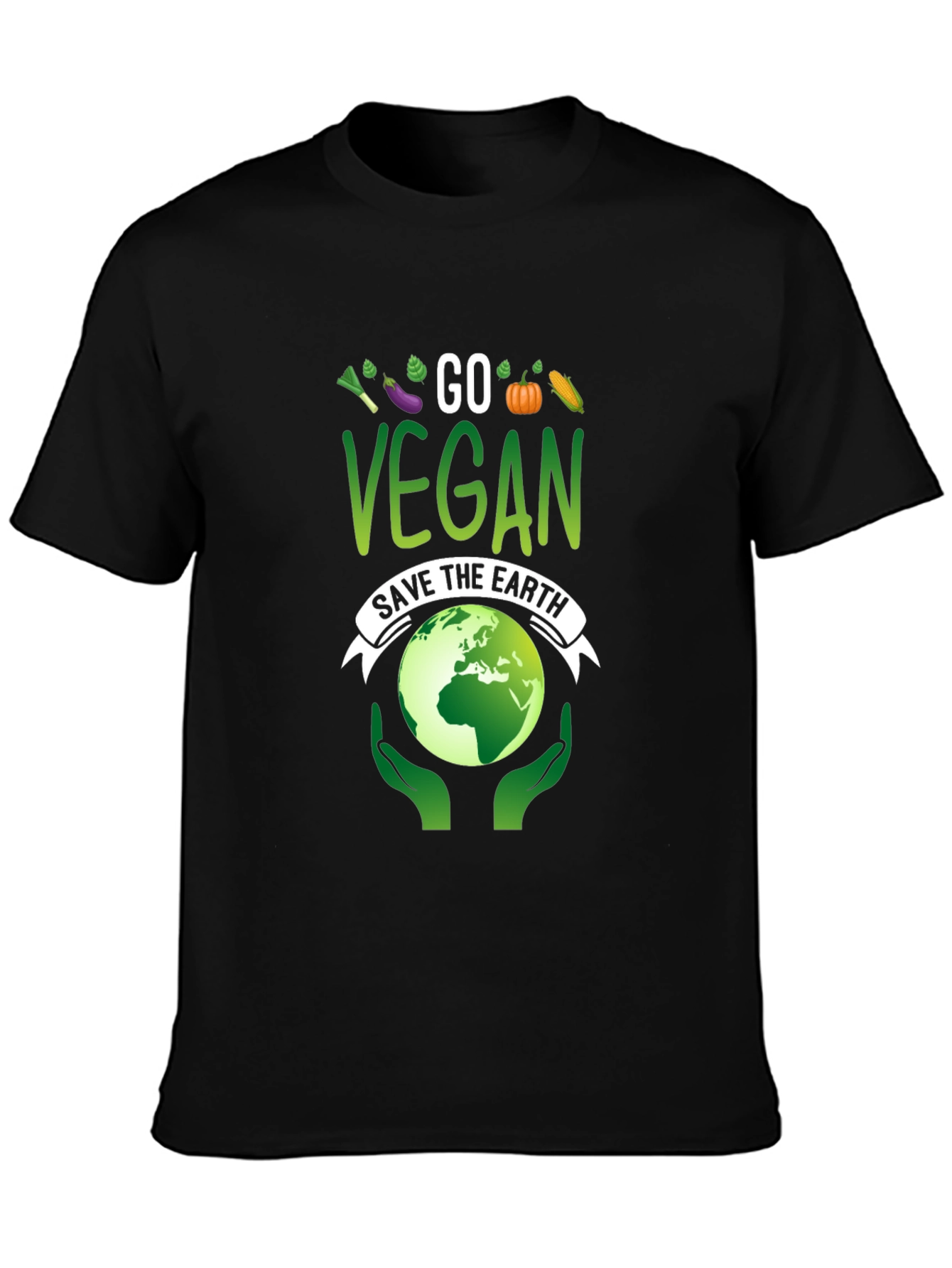 Go Vegan Save the Earth Graphic Tee