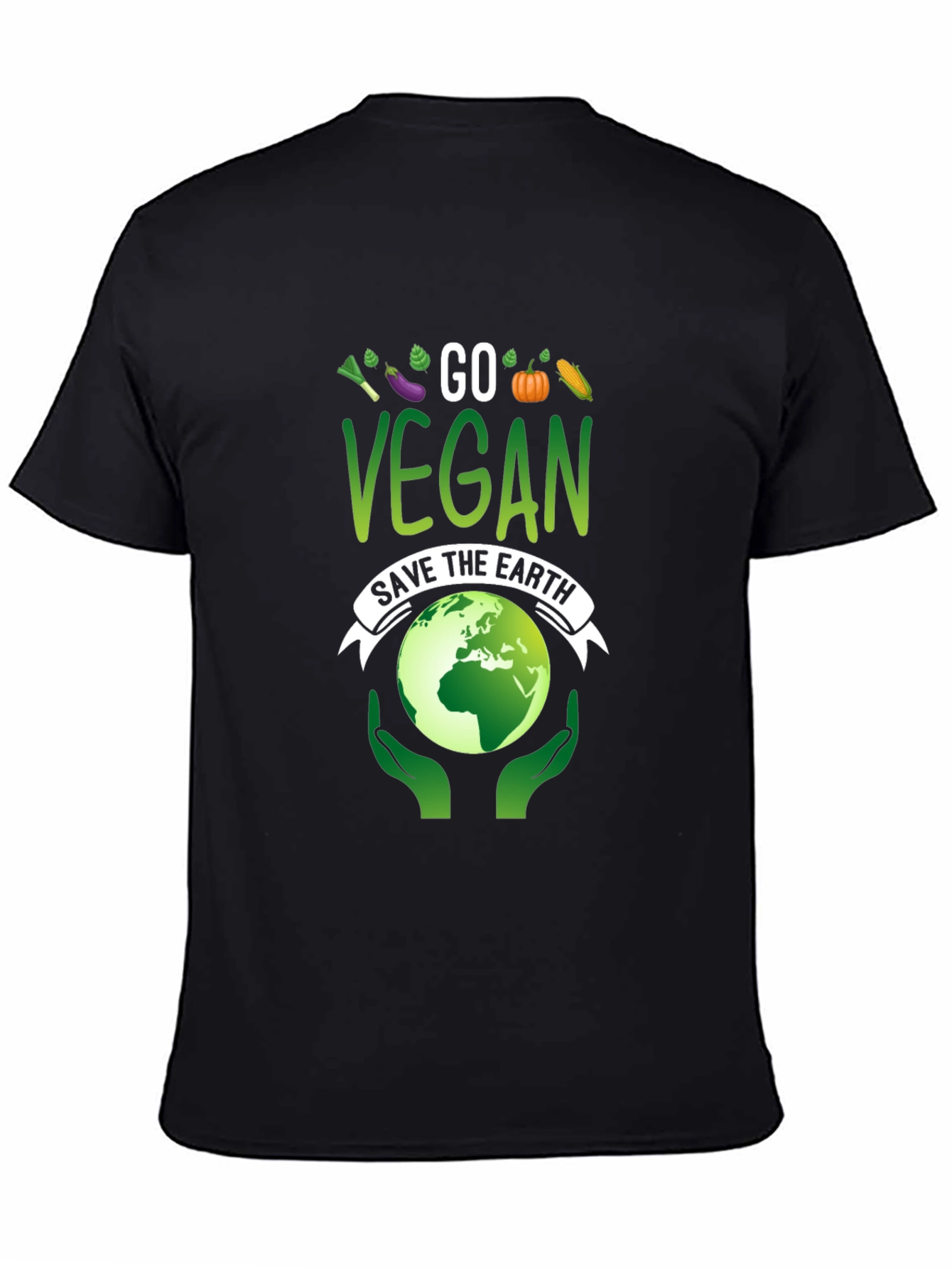 Go Vegan Save the Earth Graphic Tee