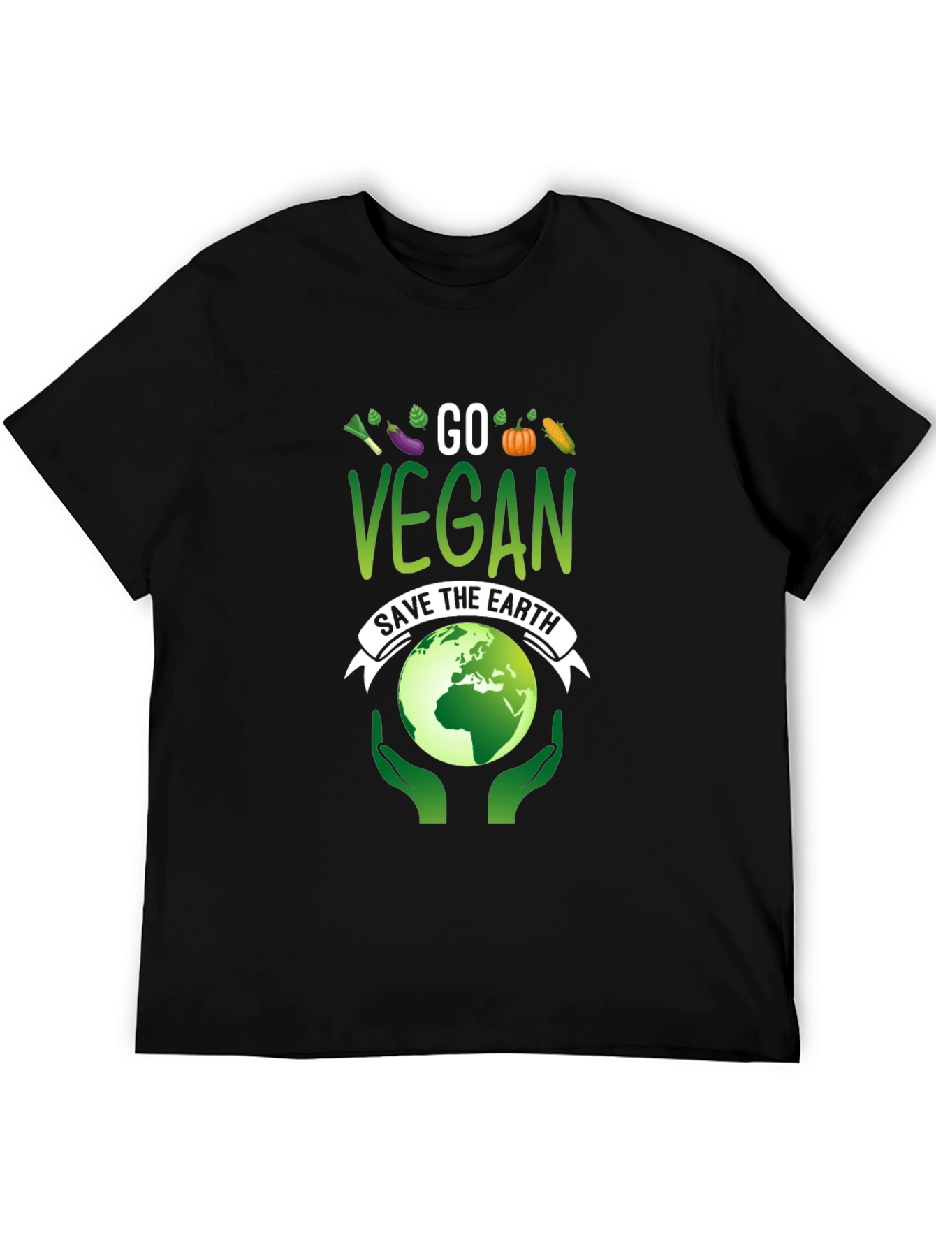 Go Vegan Save the Earth Graphic Tee