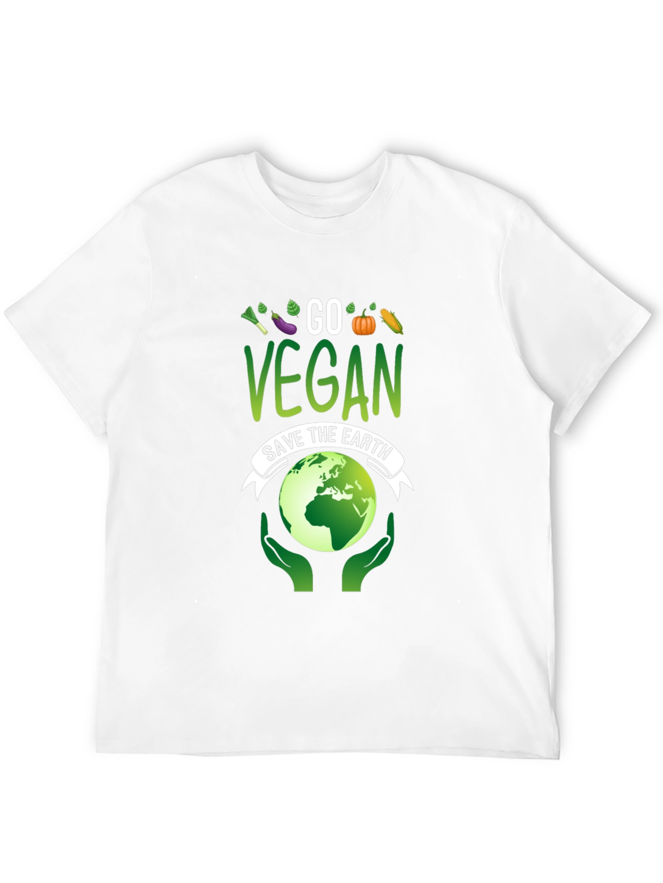 Go Vegan Save the Earth Graphic Tee