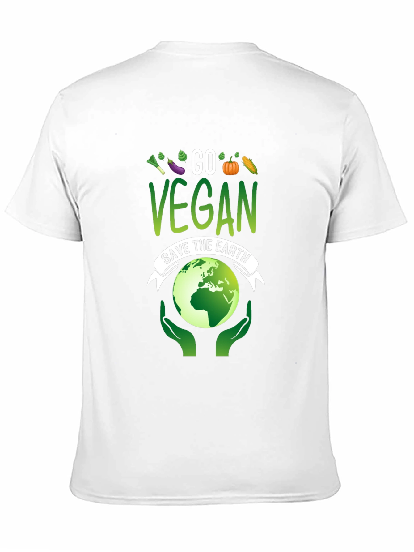Go Vegan Save the Earth Graphic Tee