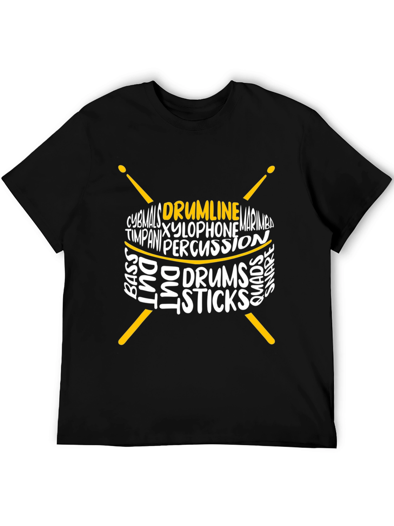Drumline Percussionist Graphic Tee