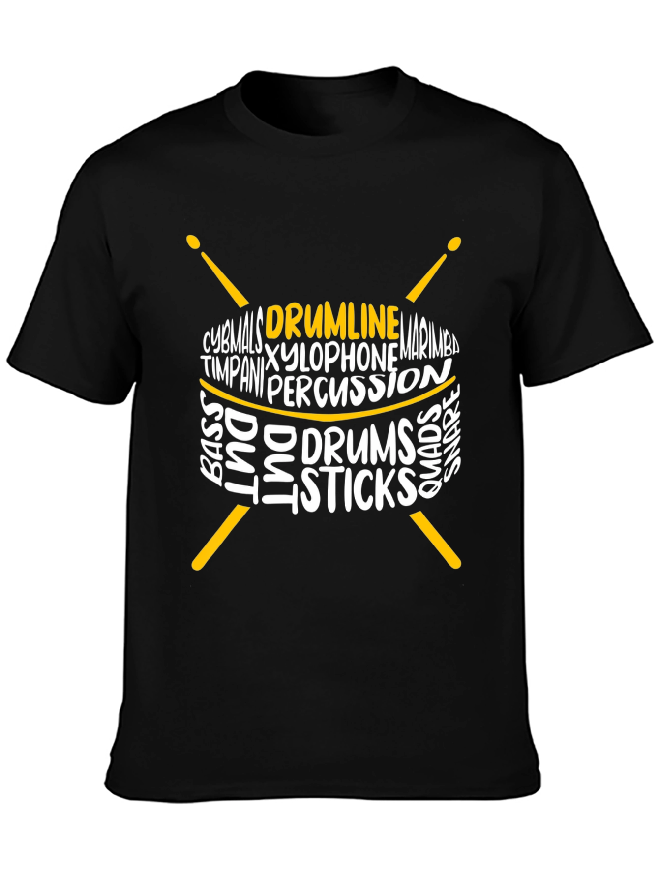 Drumline Percussionist Graphic Tee